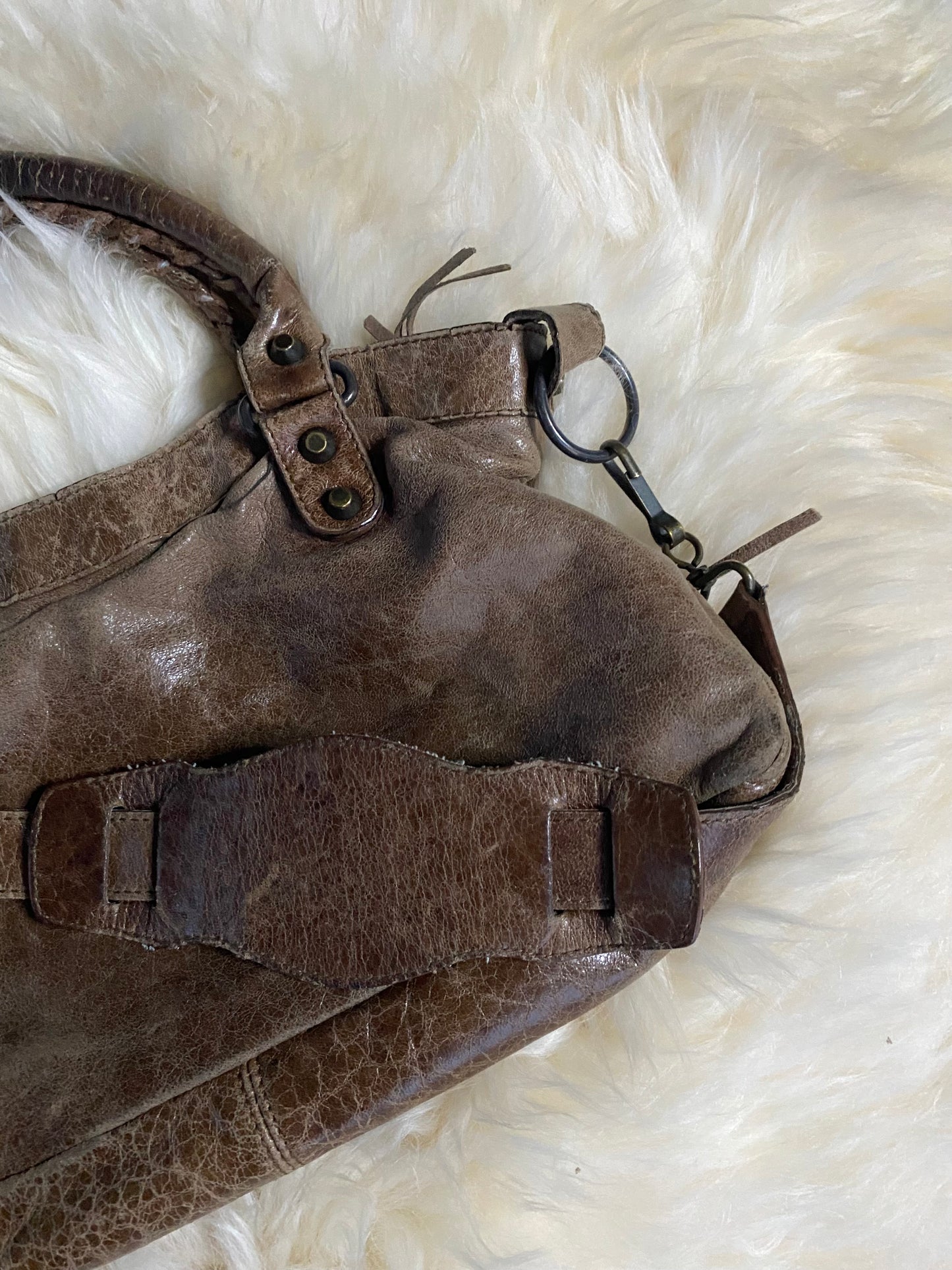 Balenciaga City Bag Mini Brown