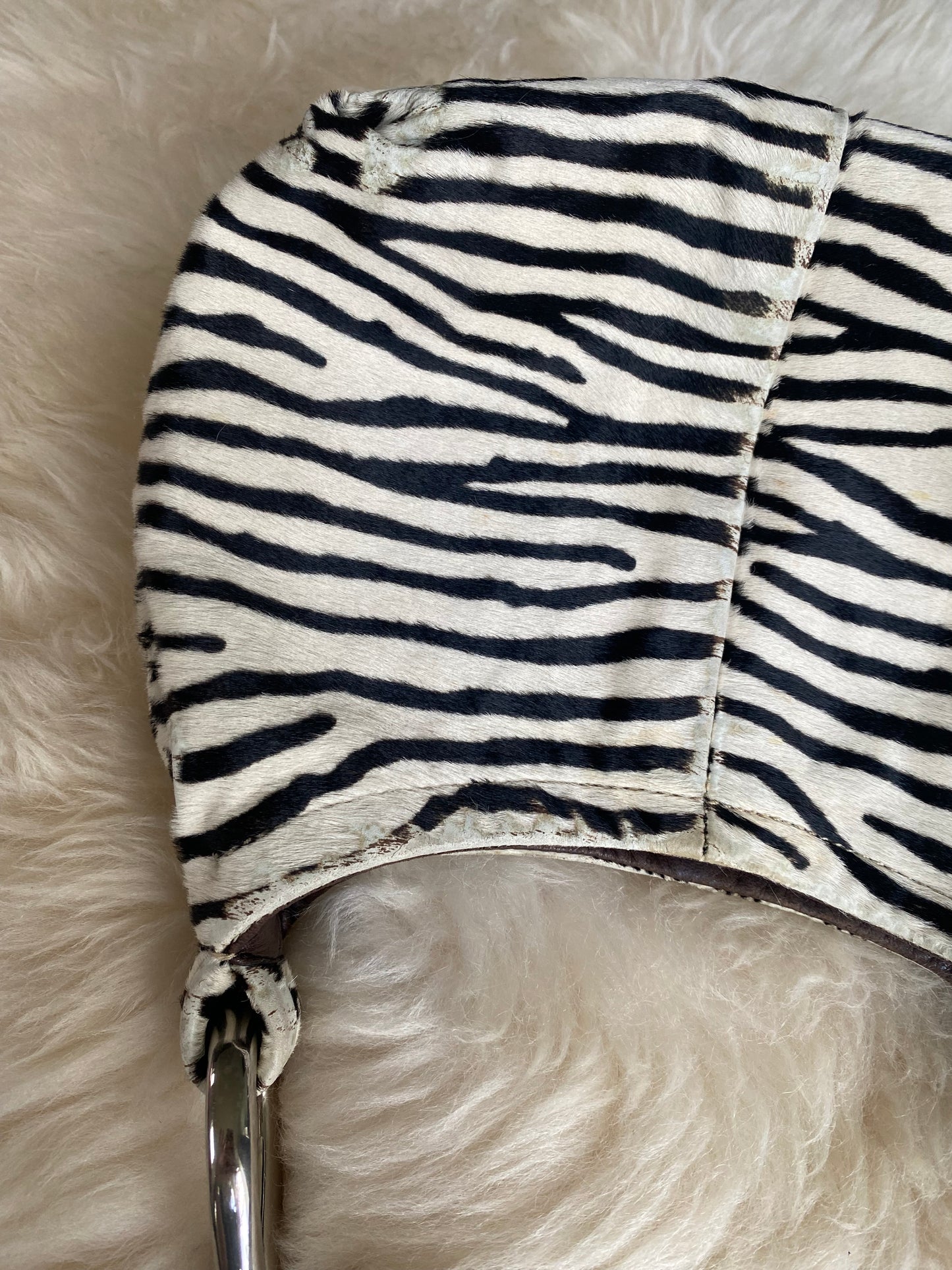 Prada Zebra Leather Bag