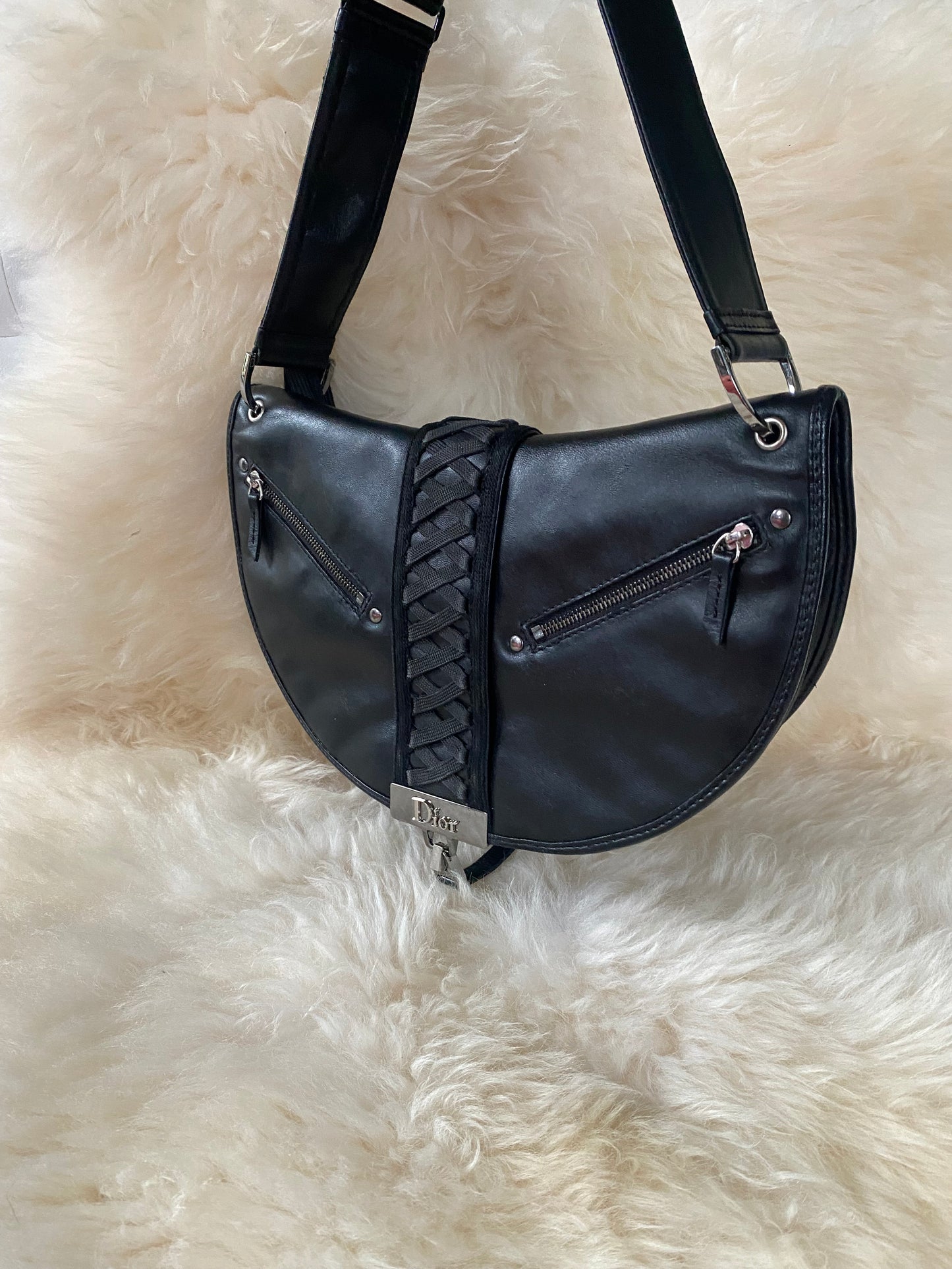 Dior Admit It Black Corset Schoulderbag Black