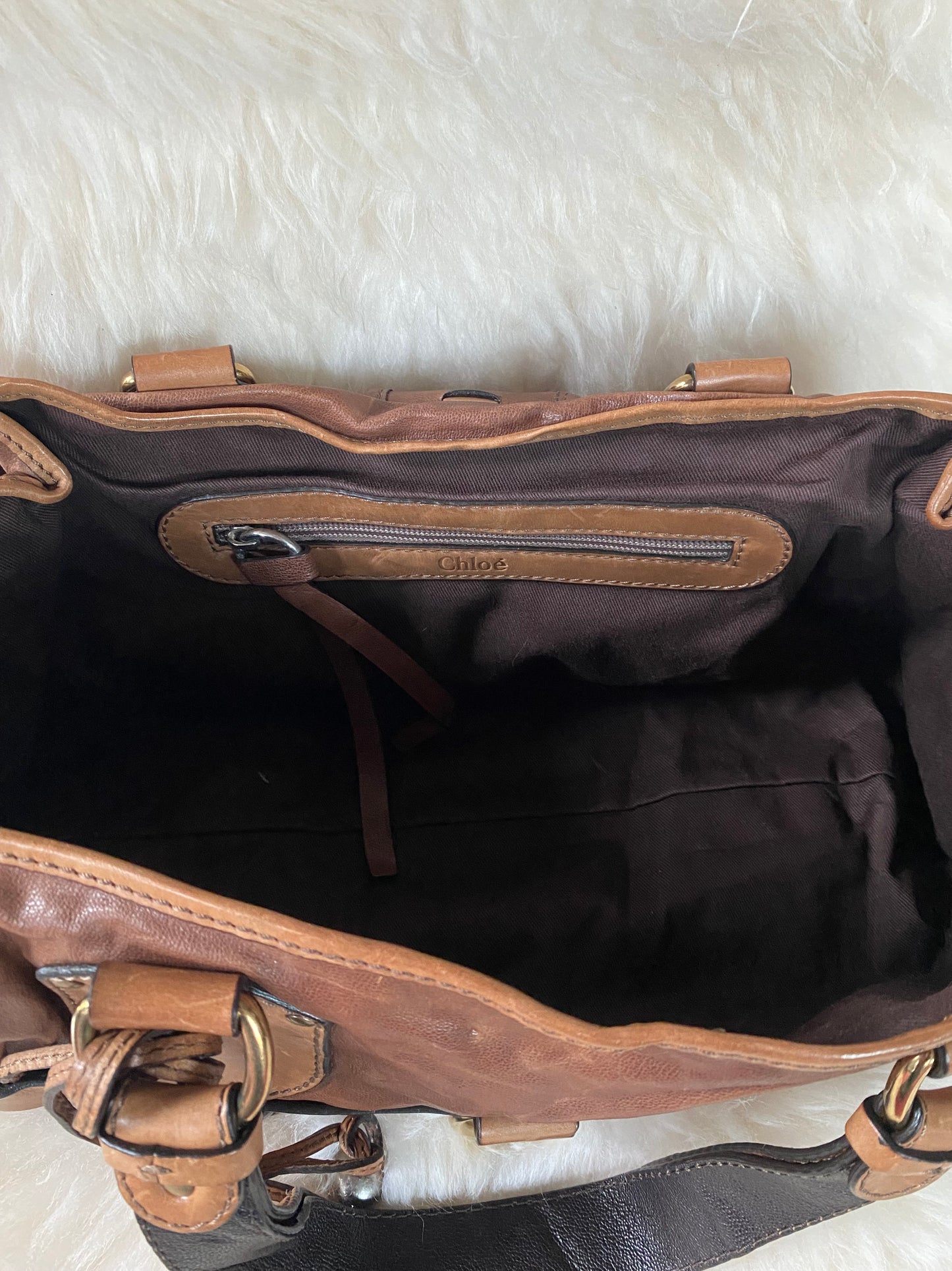Chloé Kerala Leather Tote Bag