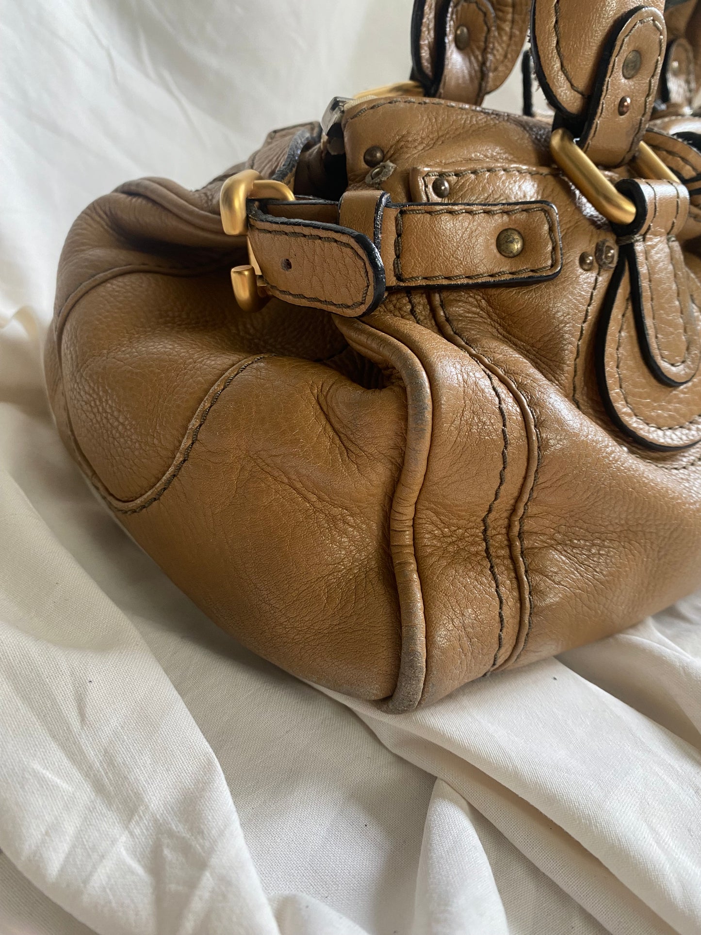 Chloé Paddington Shoulder Bag Camel (medium, big size)