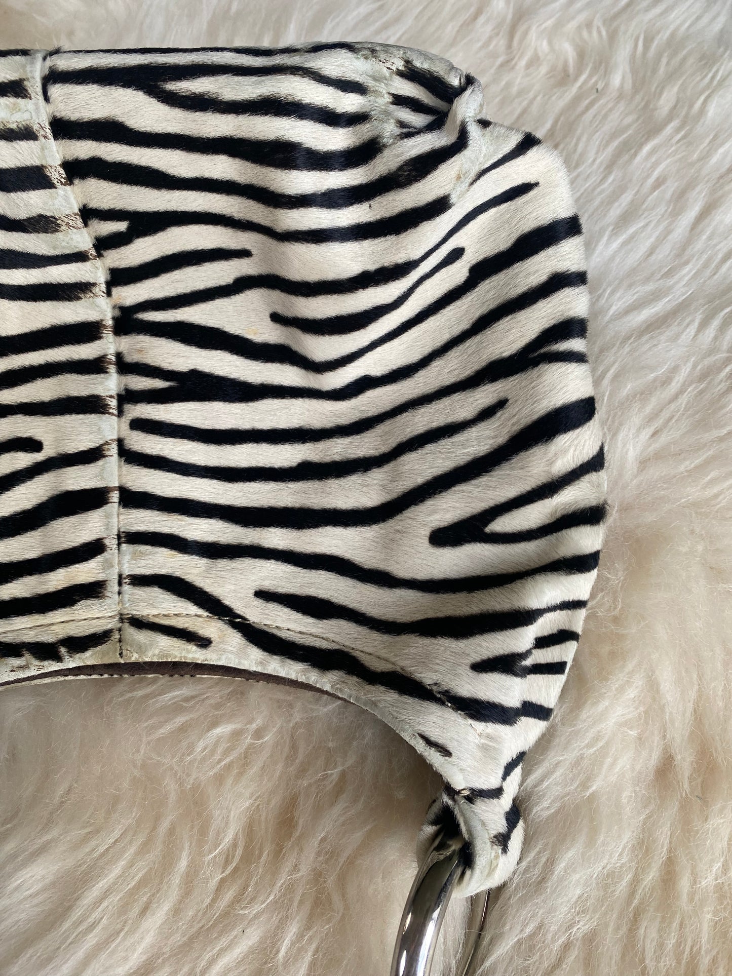 Prada Zebra Leather Bag