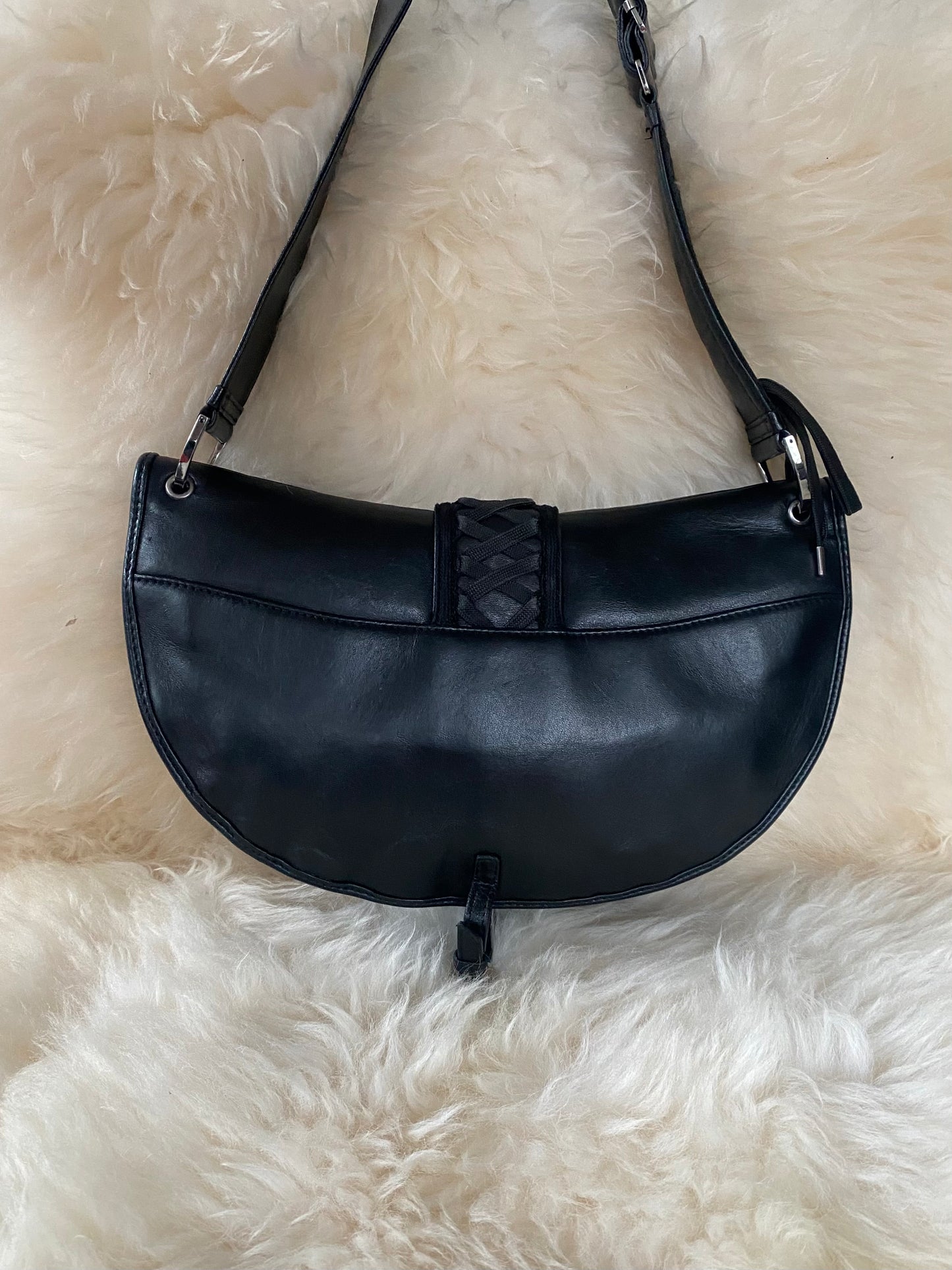 Dior Admit It Black Corset Schoulderbag Black