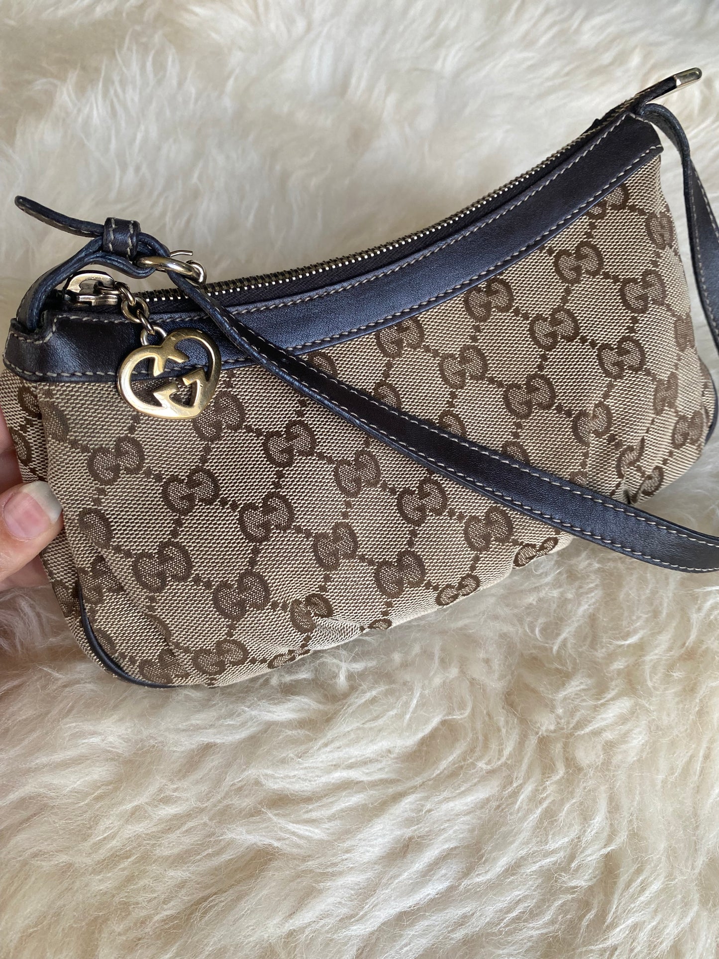 Gucci Monogram Canvas Mini Bag