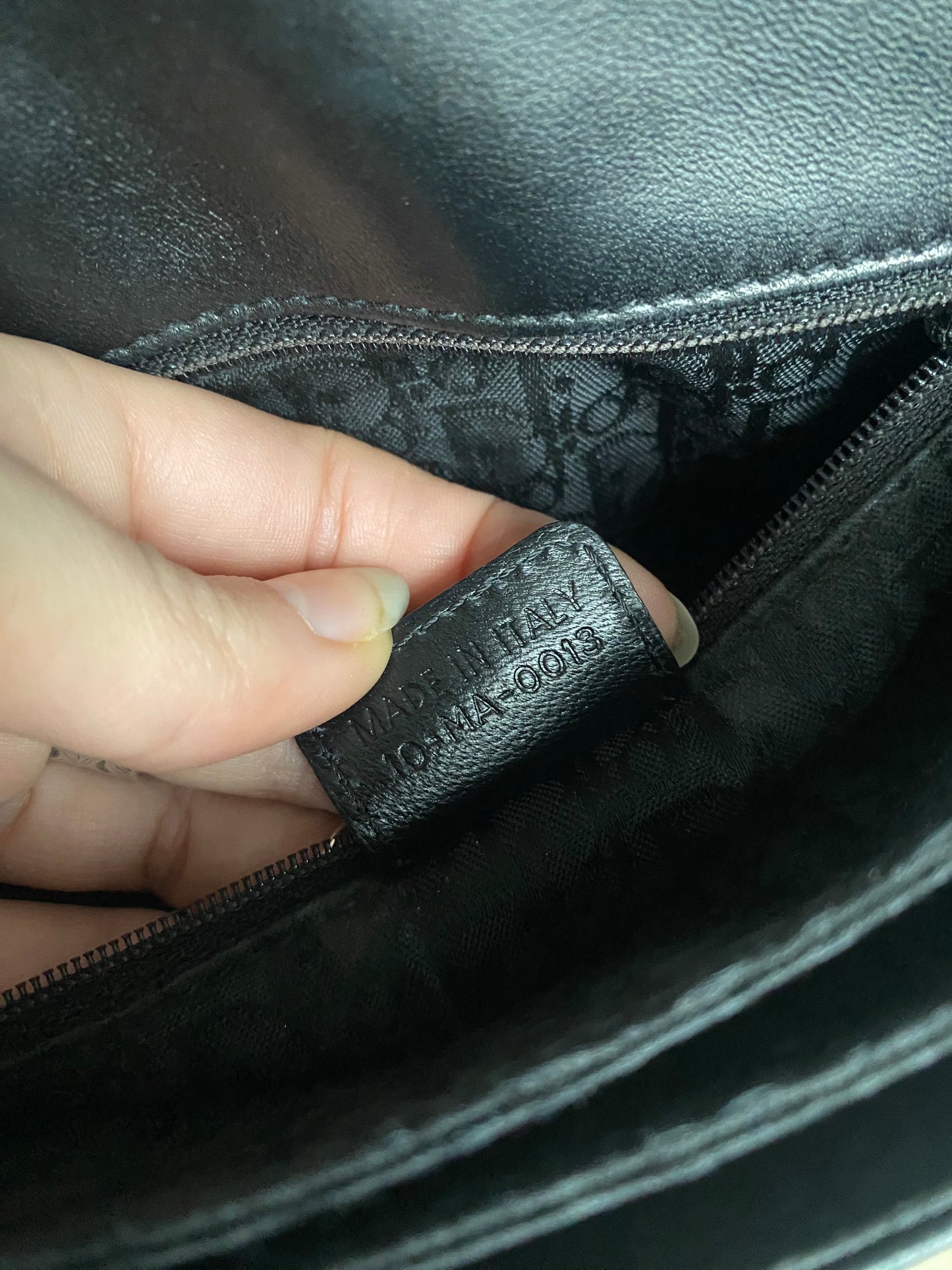 Dior Admit It Black Corset Schoulderbag Black