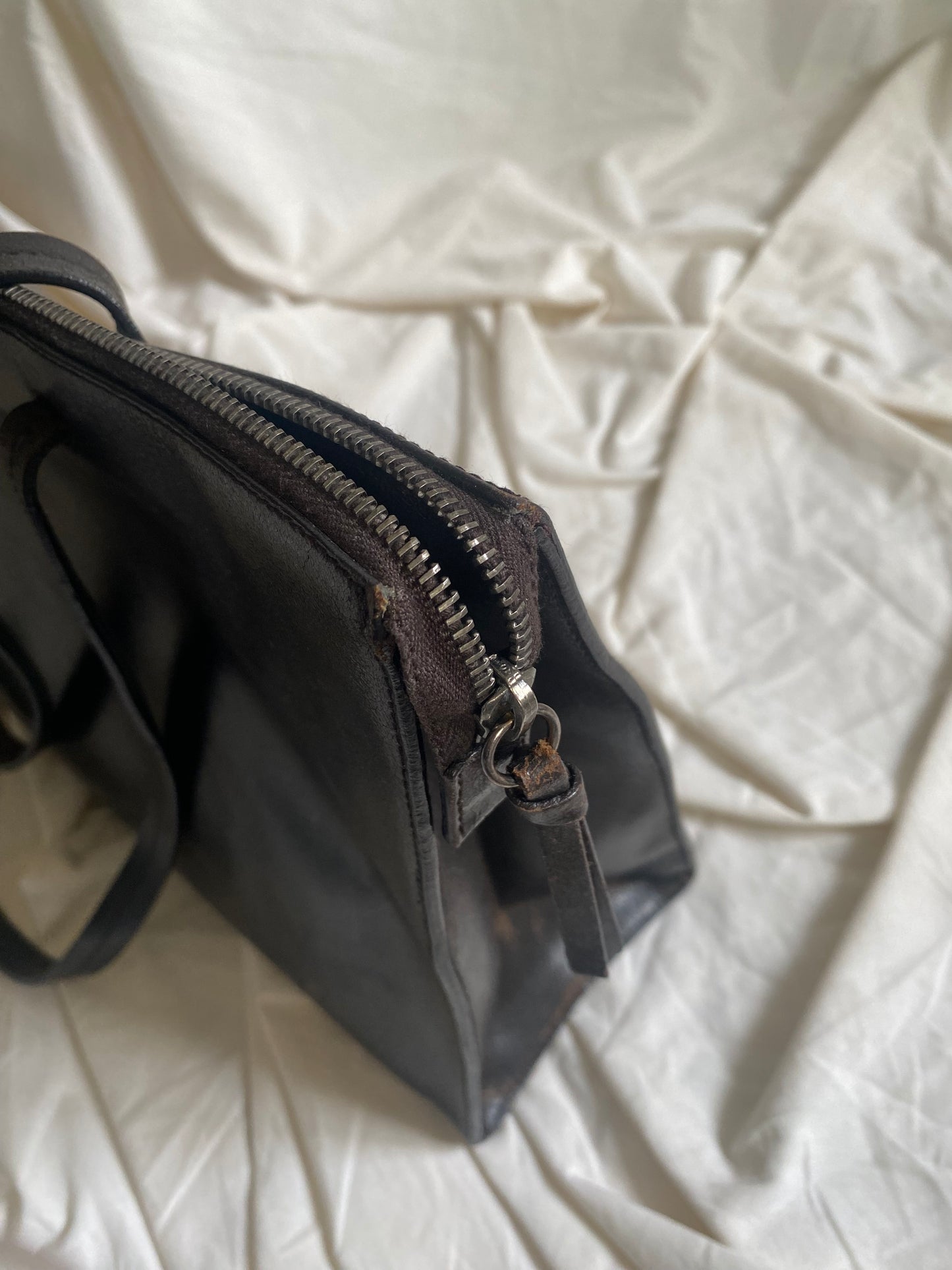 Miu Miu 90s Minimalistic Shoulder Bag Dark Brown