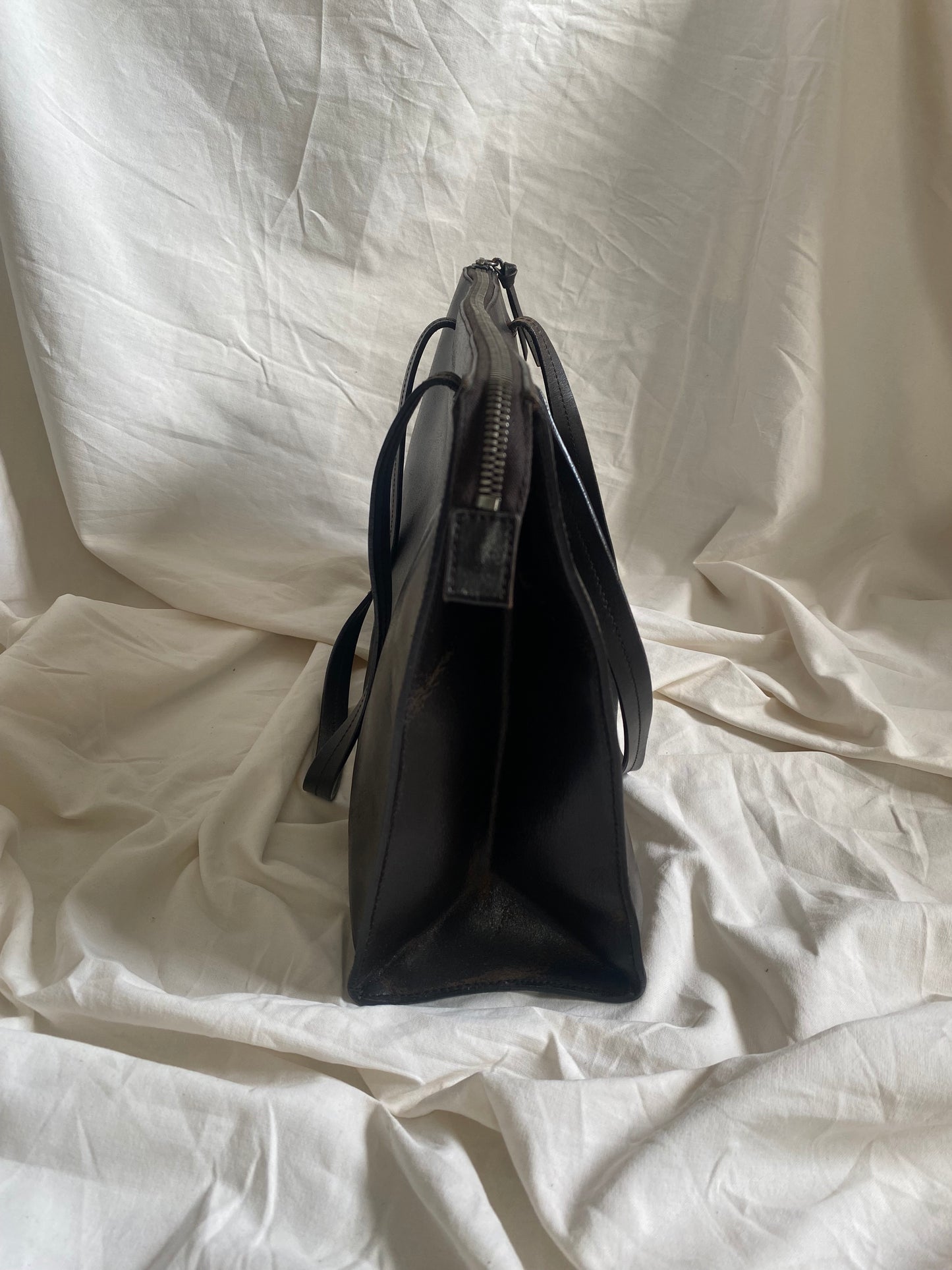 Miu Miu 90s Minimalistic Shoulder Bag Dark Brown