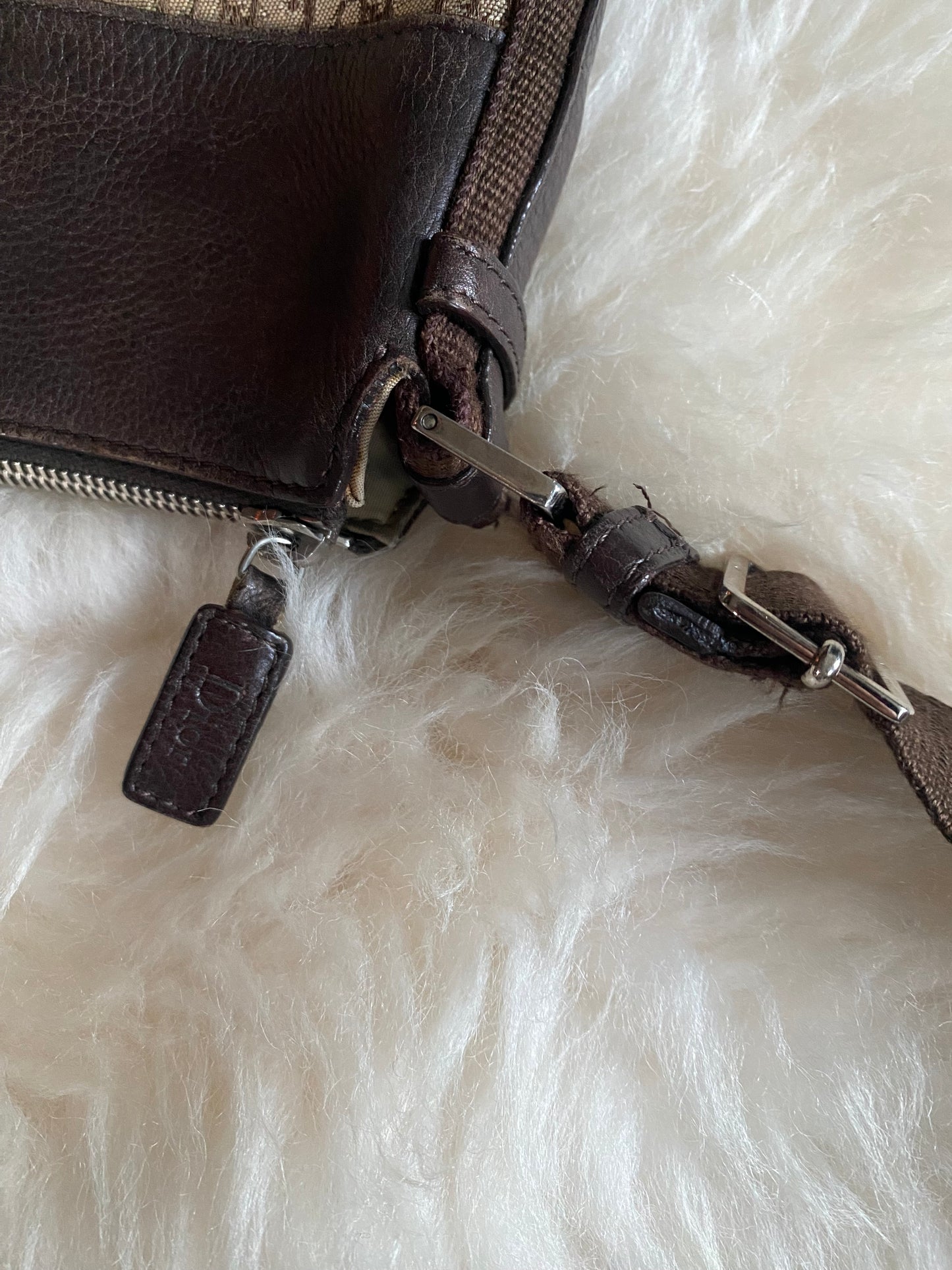 Dior Oblique Diorissimo (Crossbody) Shoulder Bag Brown