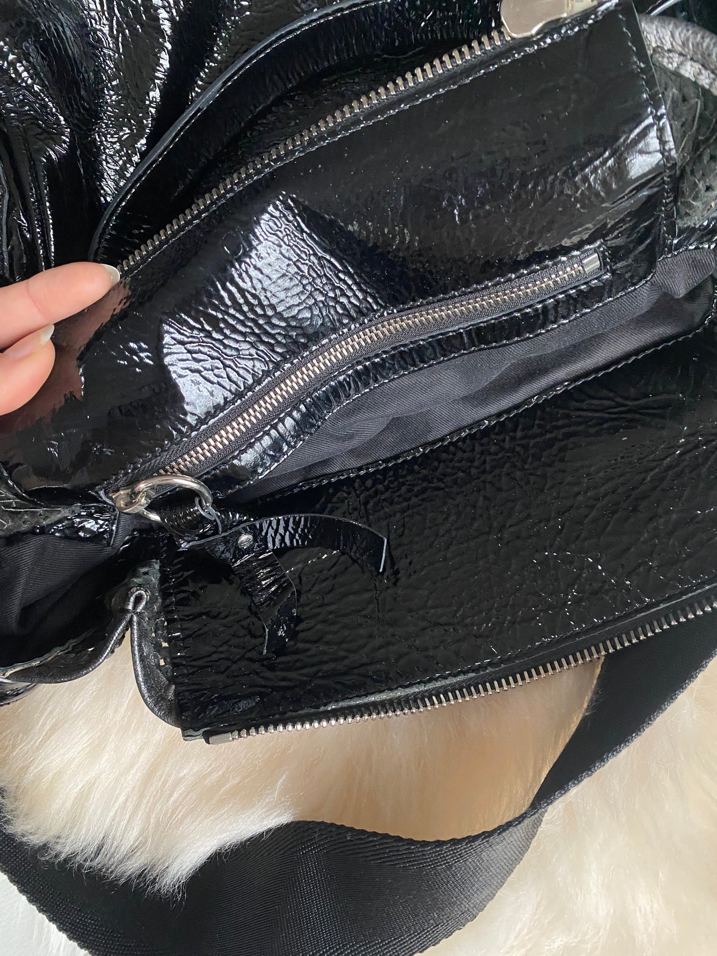 Chloe Ada Patent Leather Bag