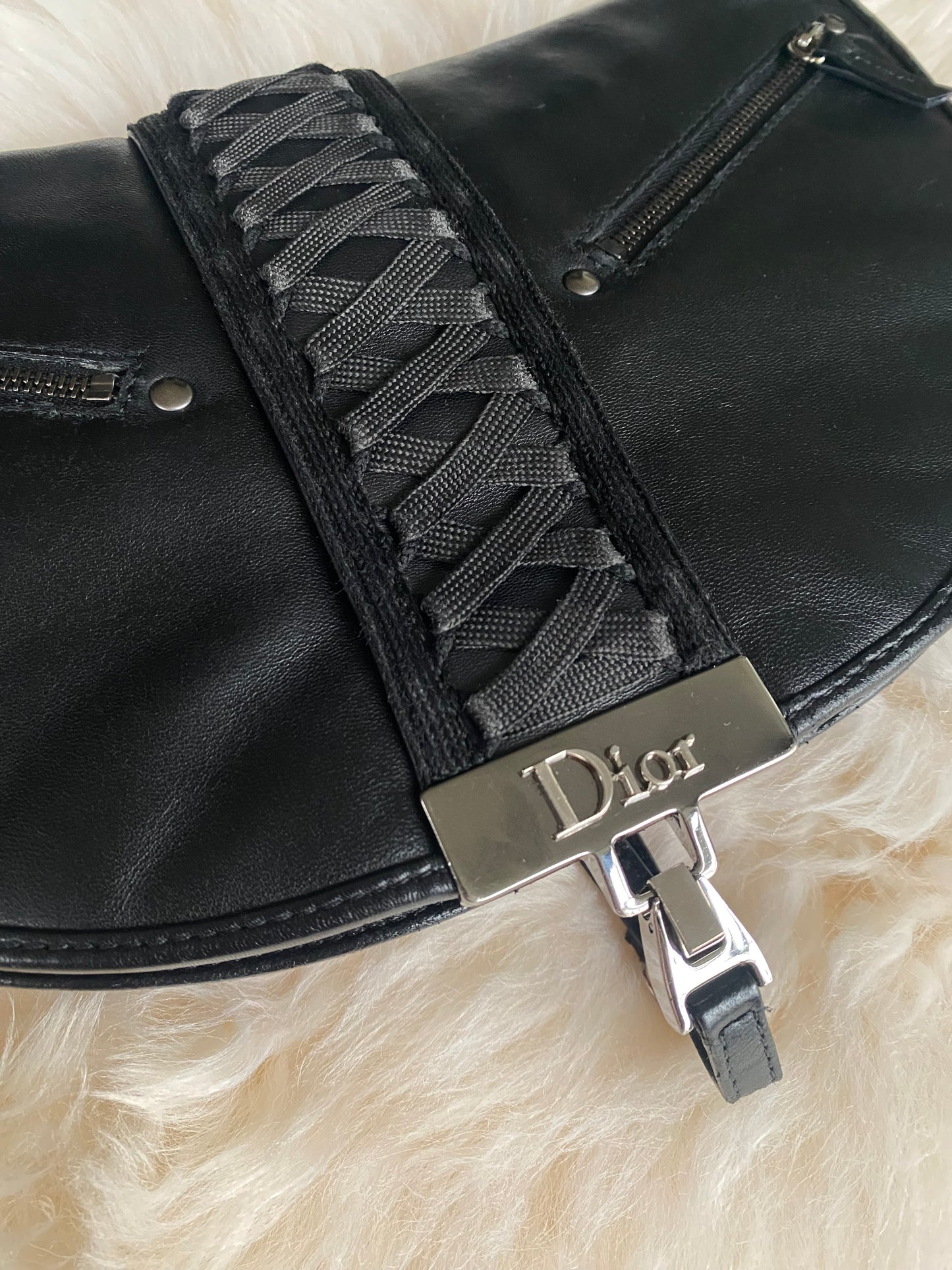 Dior Admit It Black Corset Schoulderbag Black