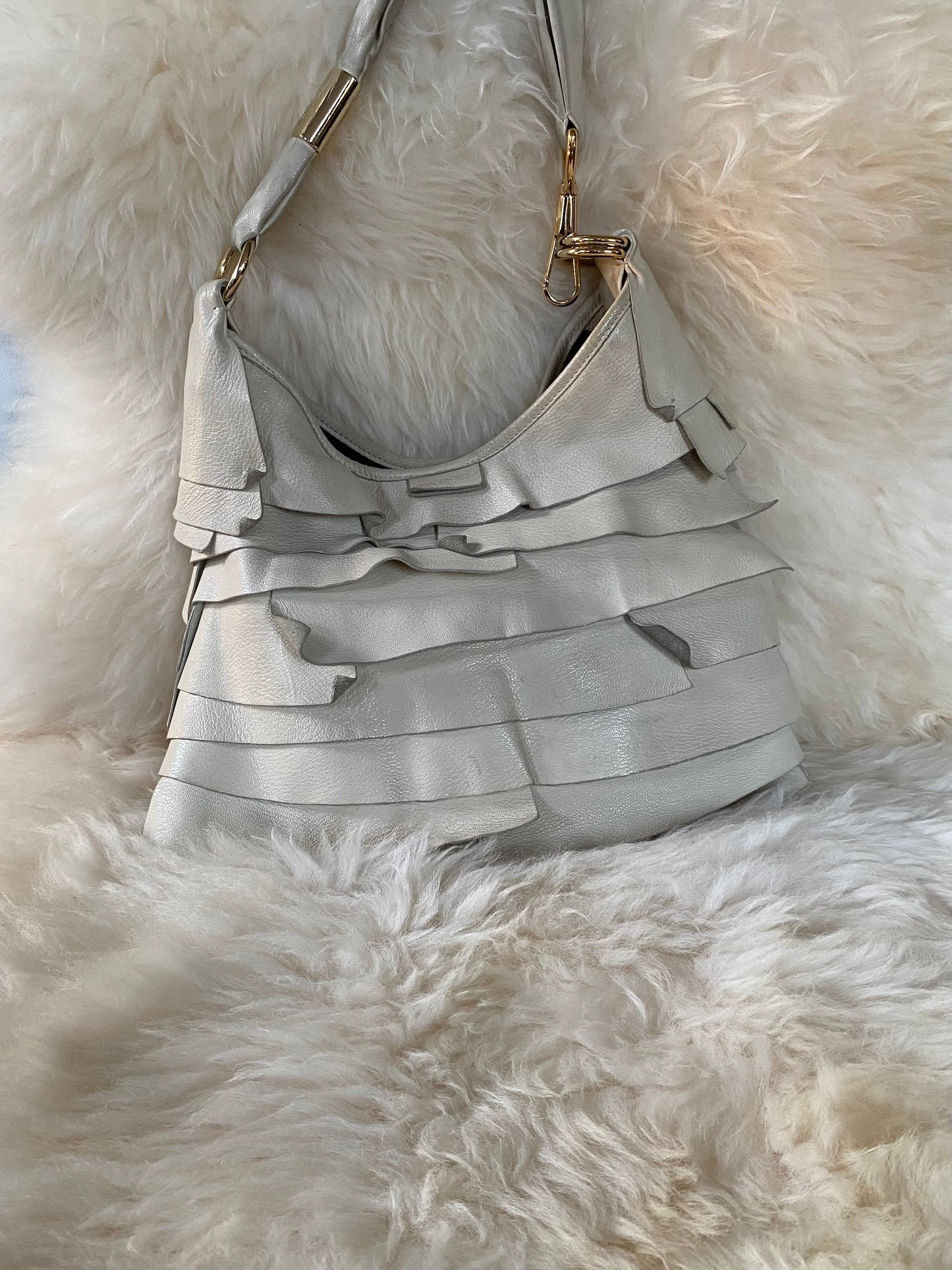 Yves Saint Laurent St. Tropez Bag White