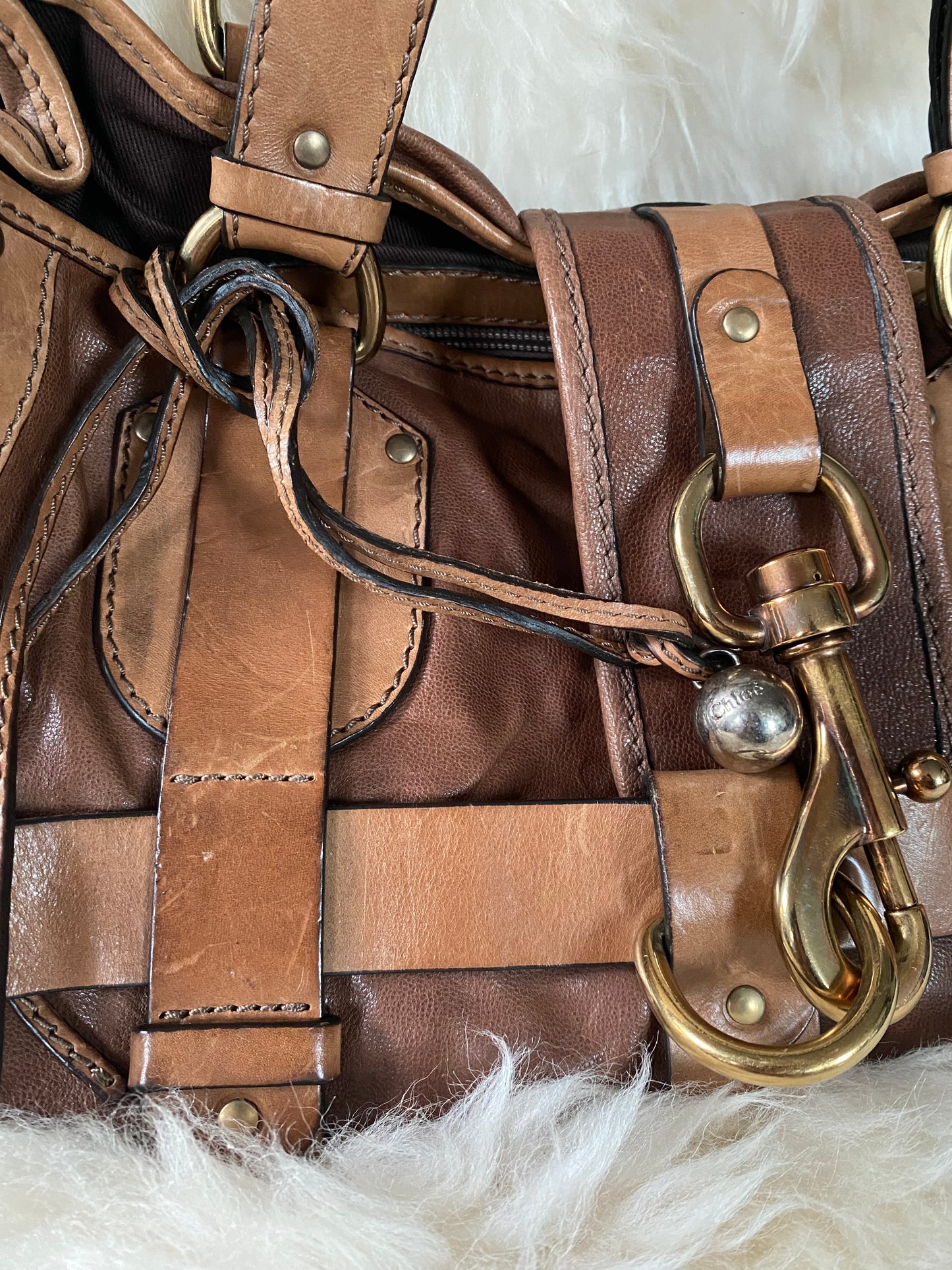 Chloé Kerala Leather Tote Bag