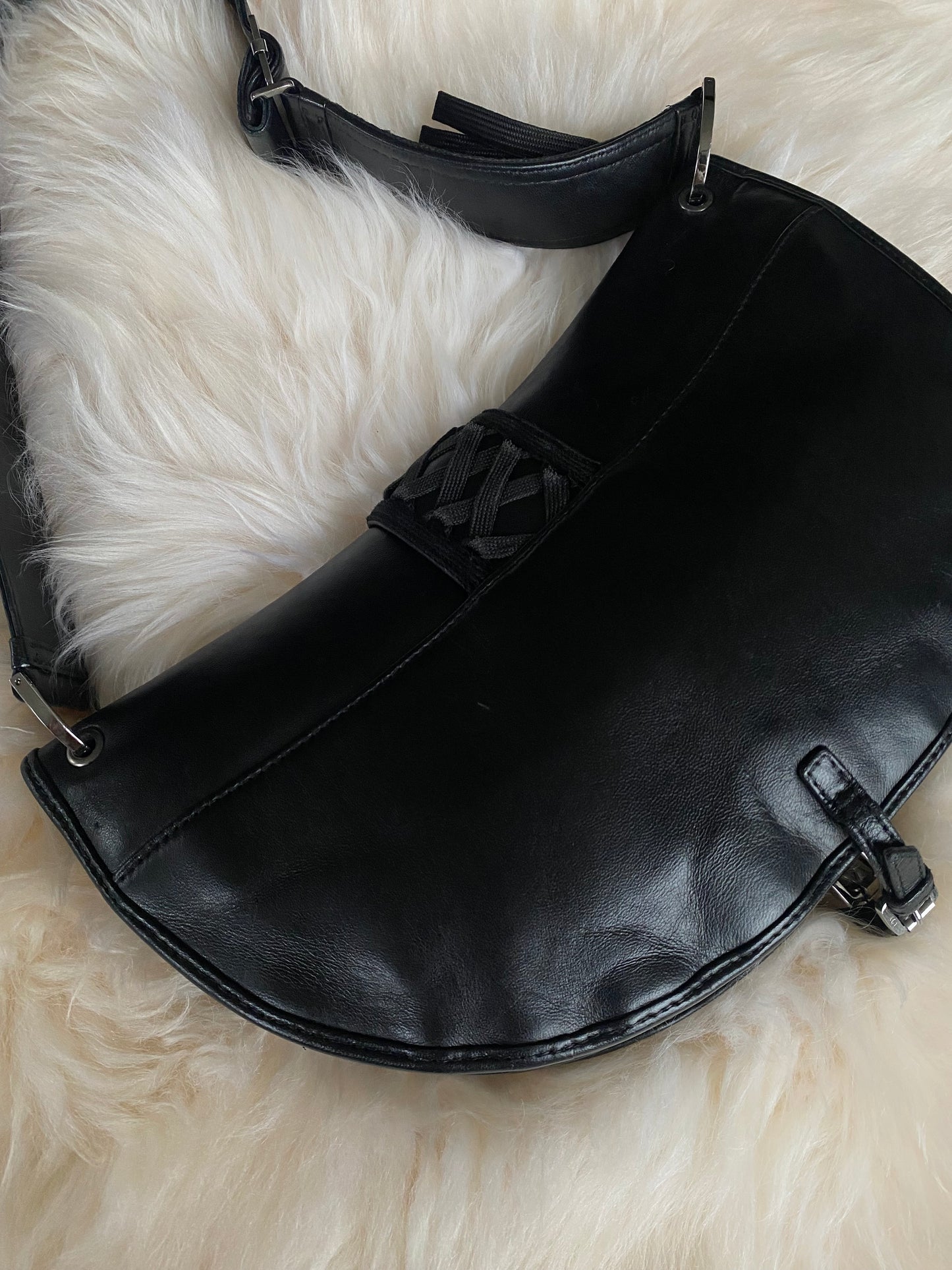Dior Admit It Black Corset Schoulderbag Black