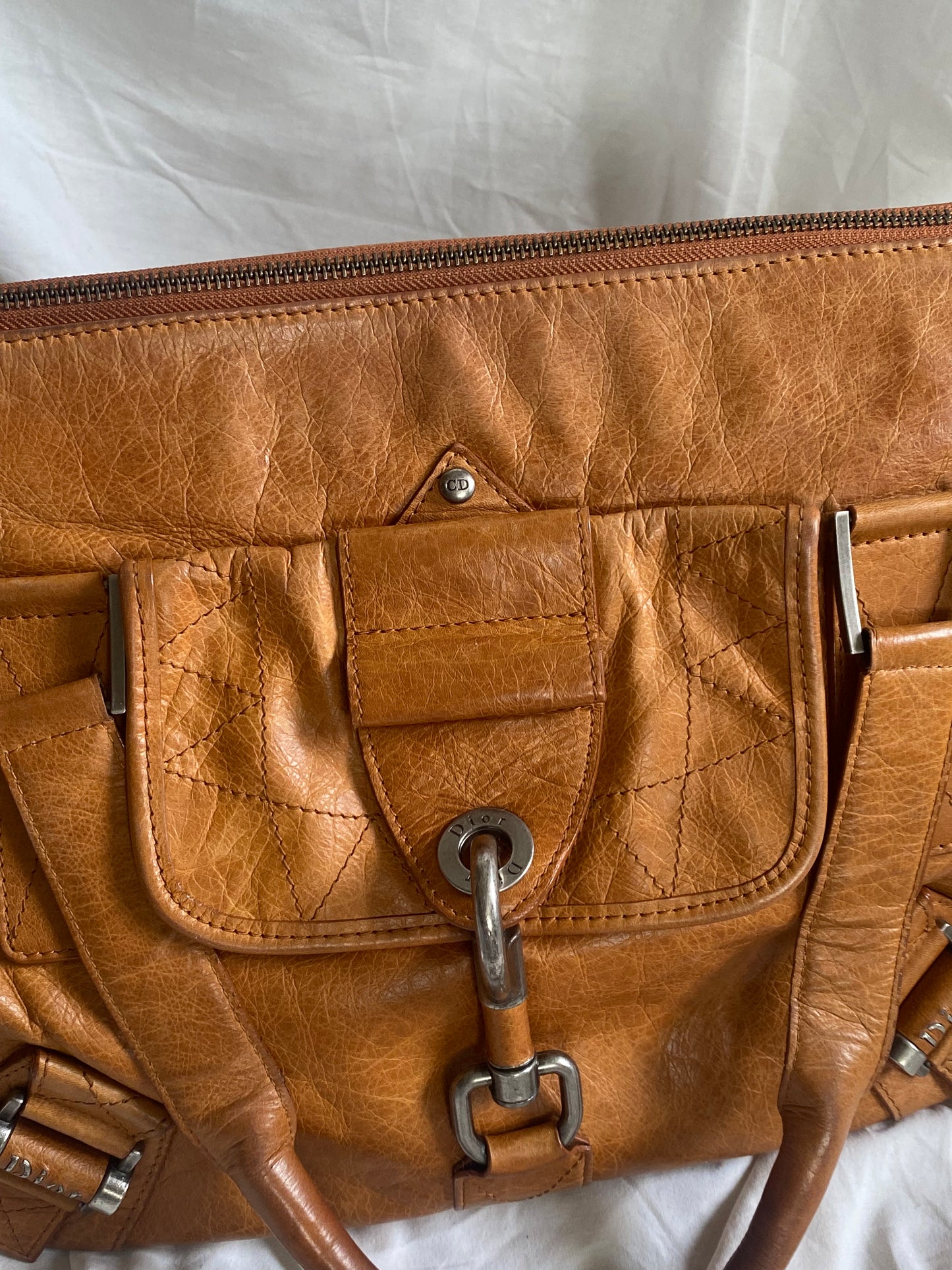 Dior Rebelle Shoulder Bag Brown (big size)