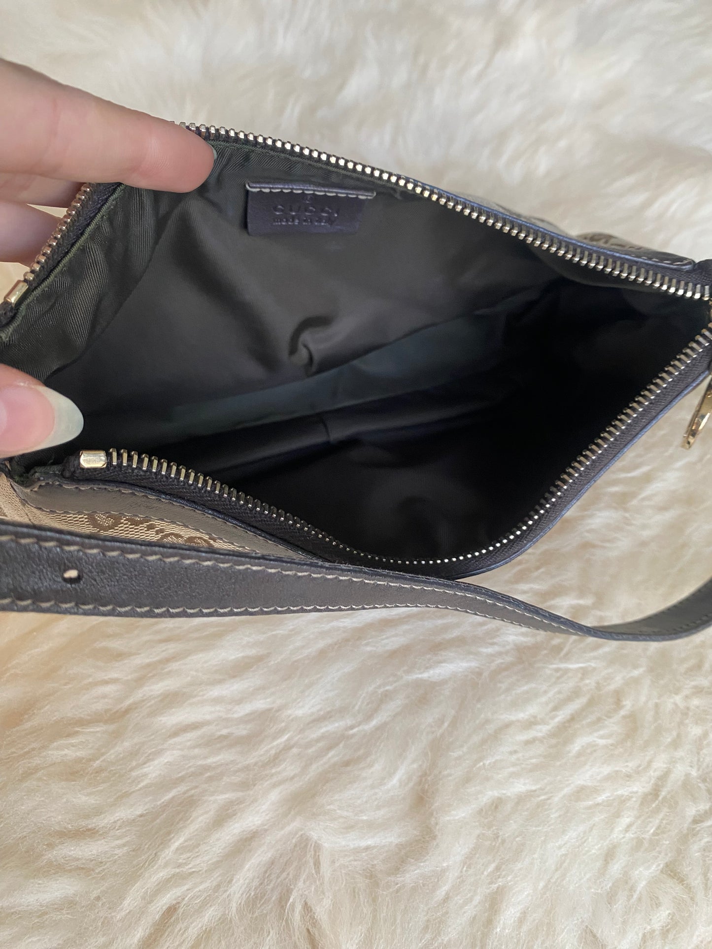Gucci Monogram Canvas Mini Bag