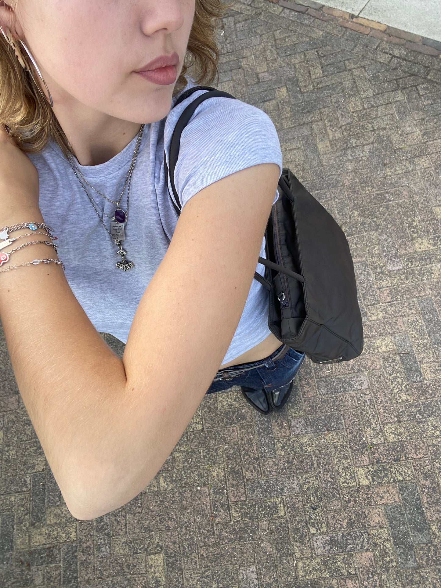 Prada Nylon Bag Anthracite