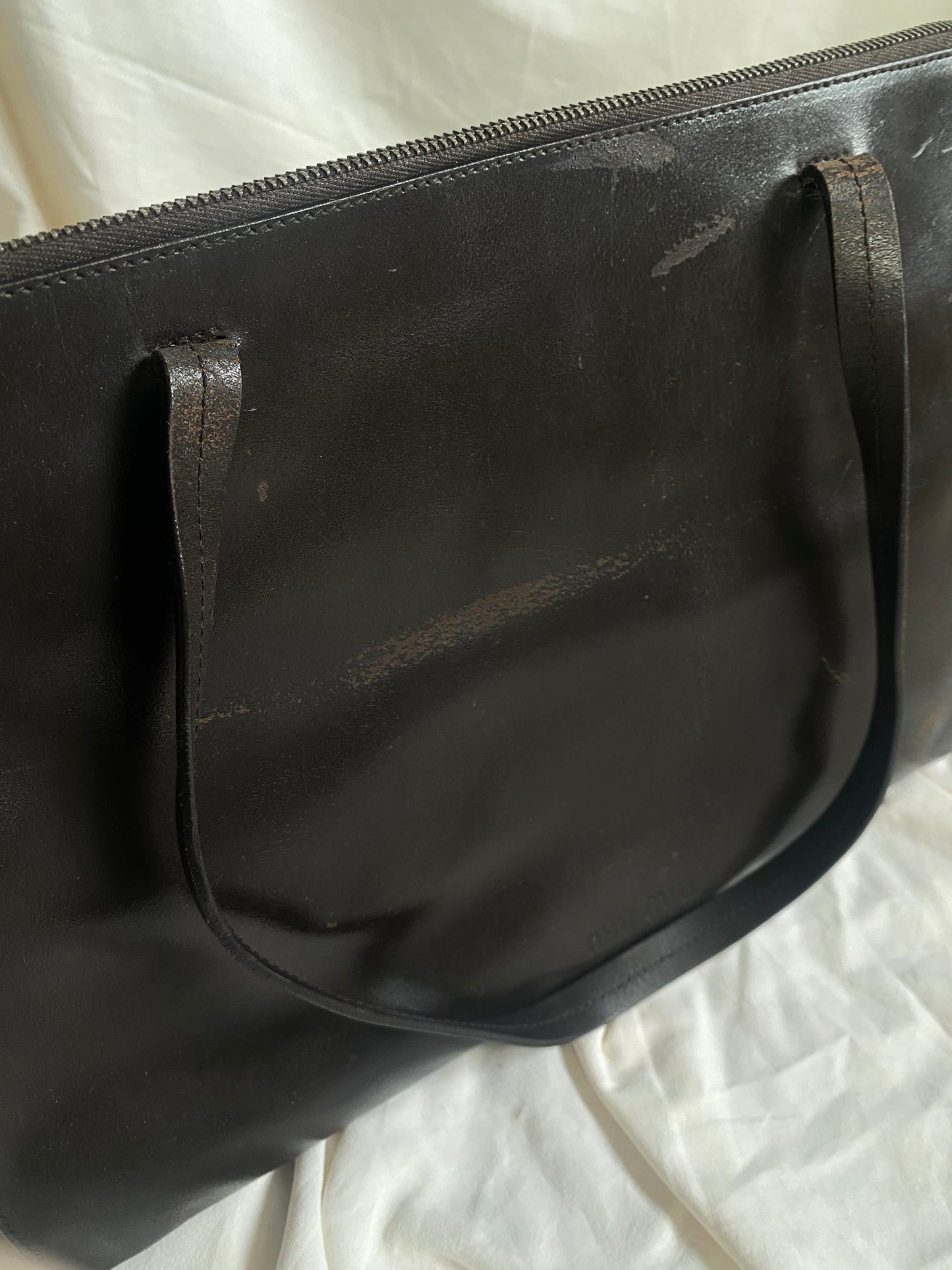 Miu Miu 90s Minimalistic Shoulder Bag Dark Brown