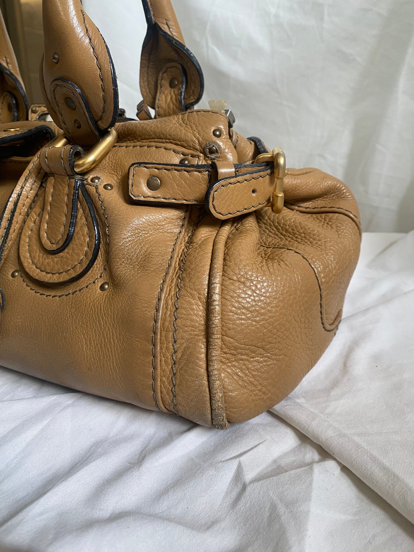 Chloé Paddington Shoulder Bag Camel (medium, big size)