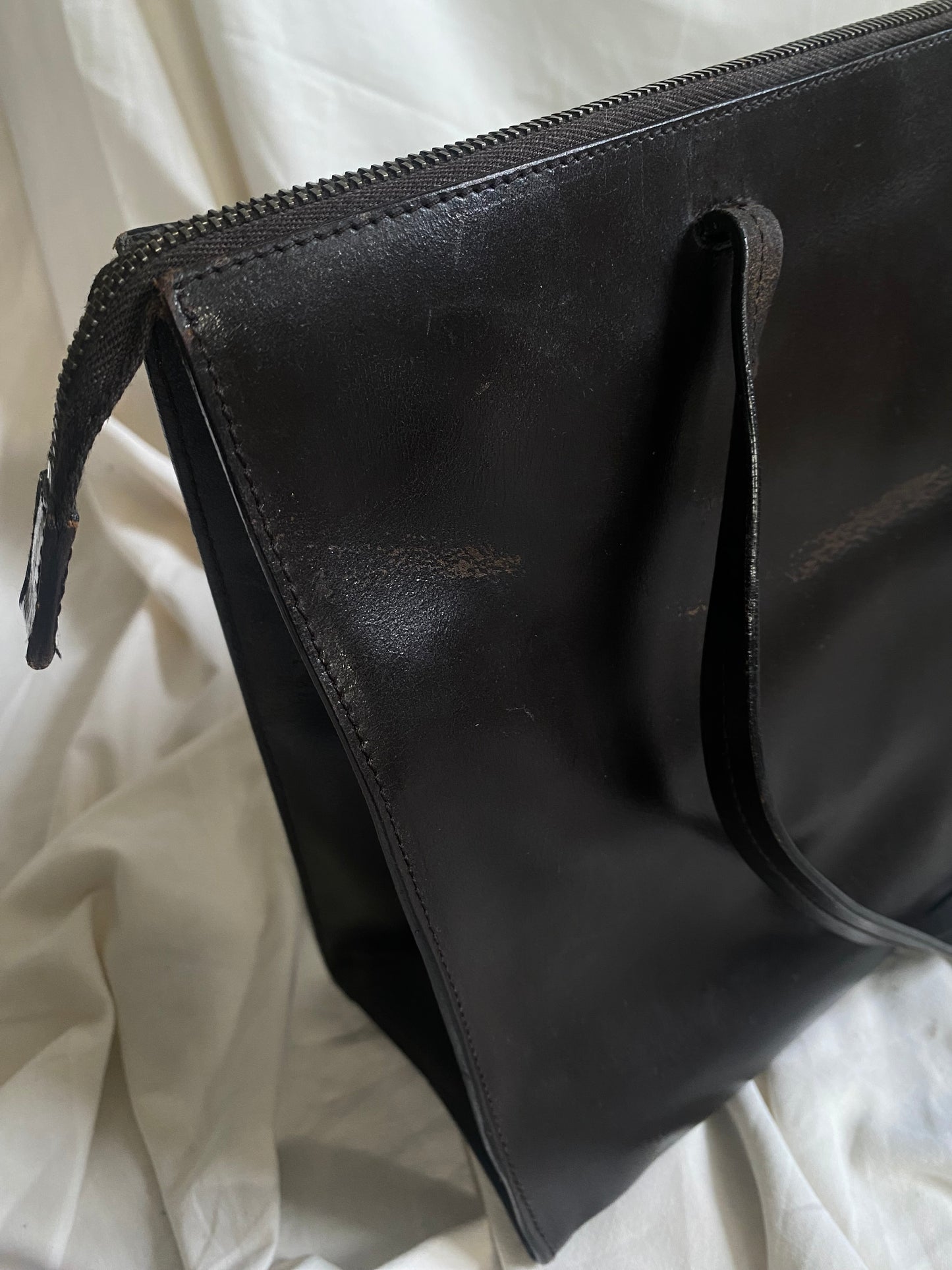 Miu Miu 90s Minimalistic Shoulder Bag Dark Brown