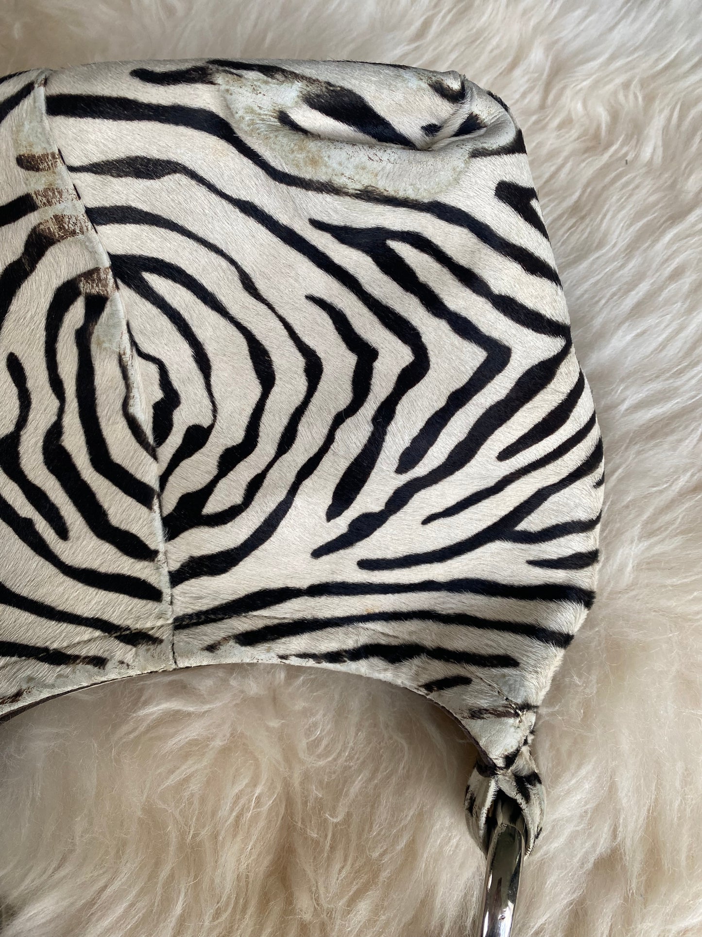 Prada Zebra Leather Bag
