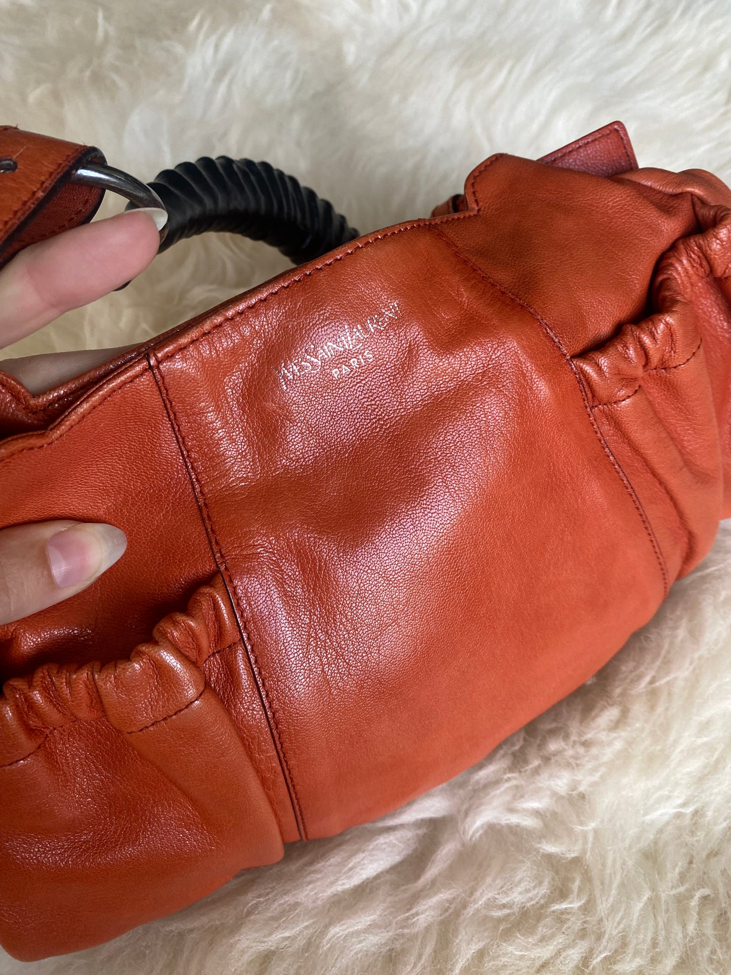 Yves Saint Laurent Mombasa Bag Orange