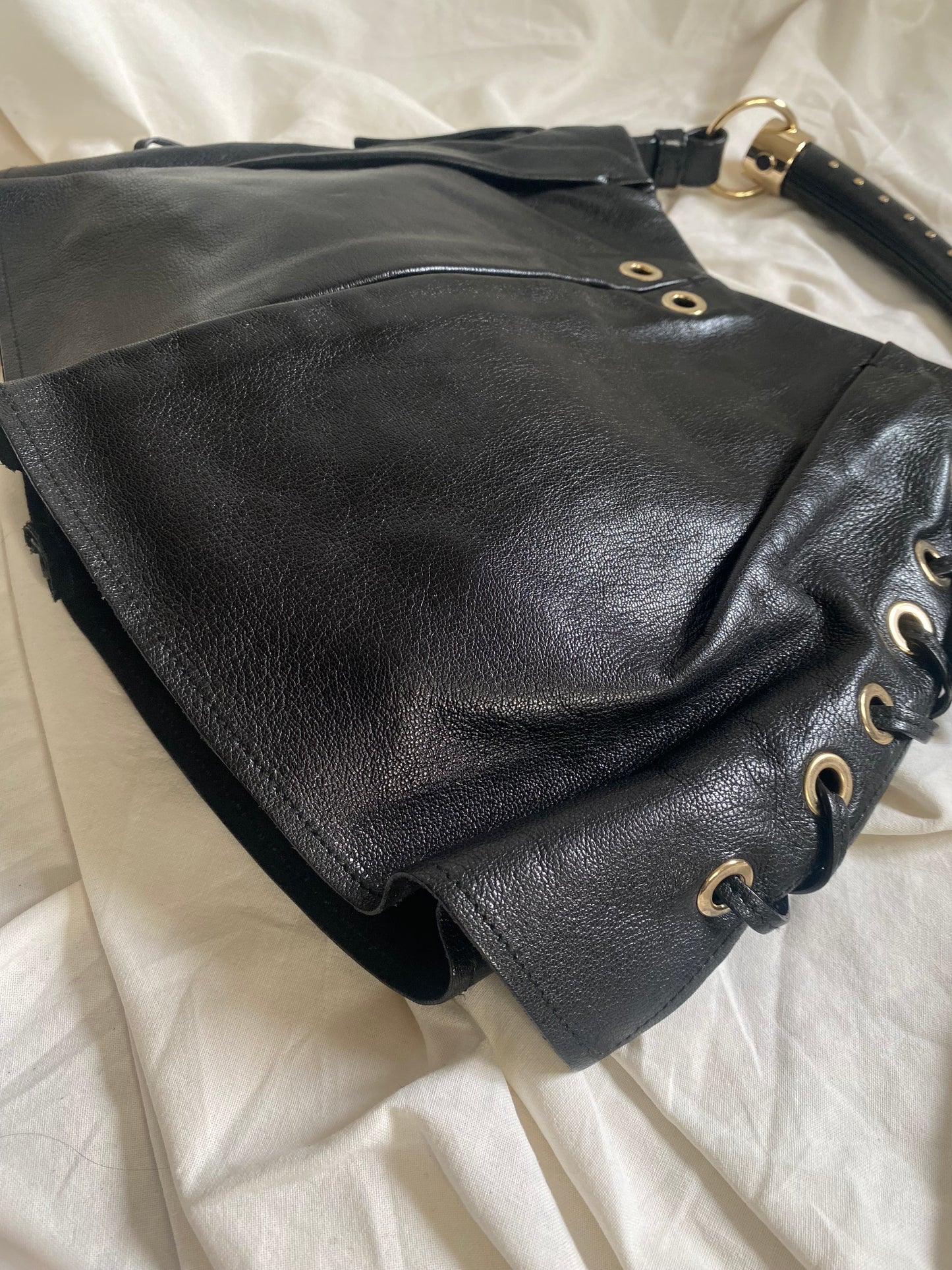 Yves Saint Laurent Rive Gauche Mombasa Bag Black