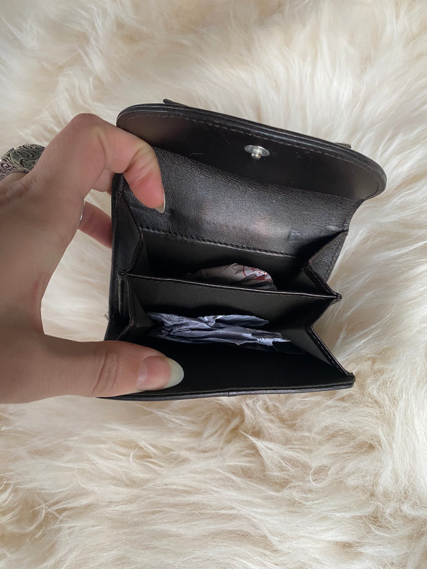 Dior Romantique Small Brown Wallet Brown