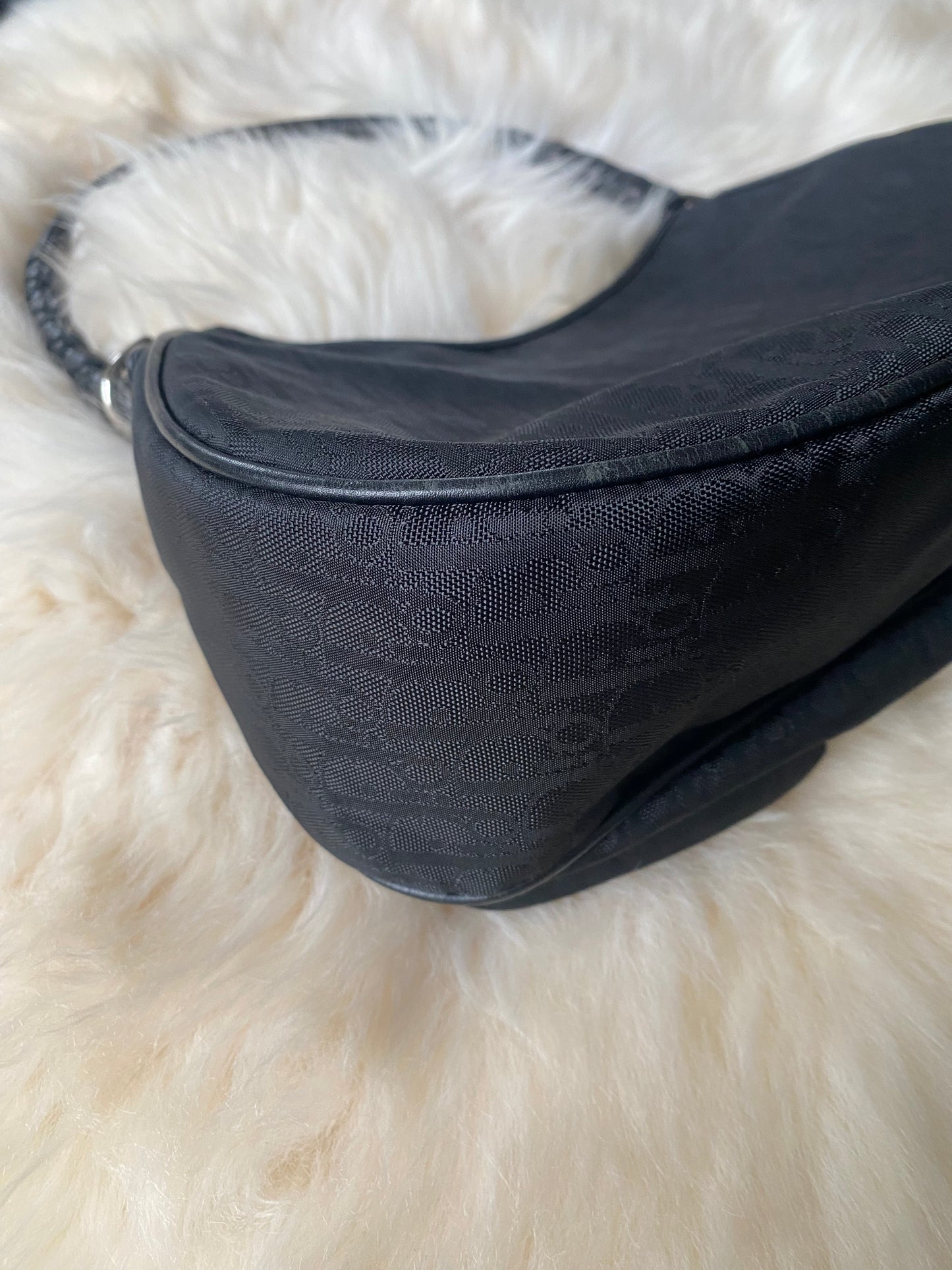 Dior Diorissimo Lovely Charm Shoulder Bag Black