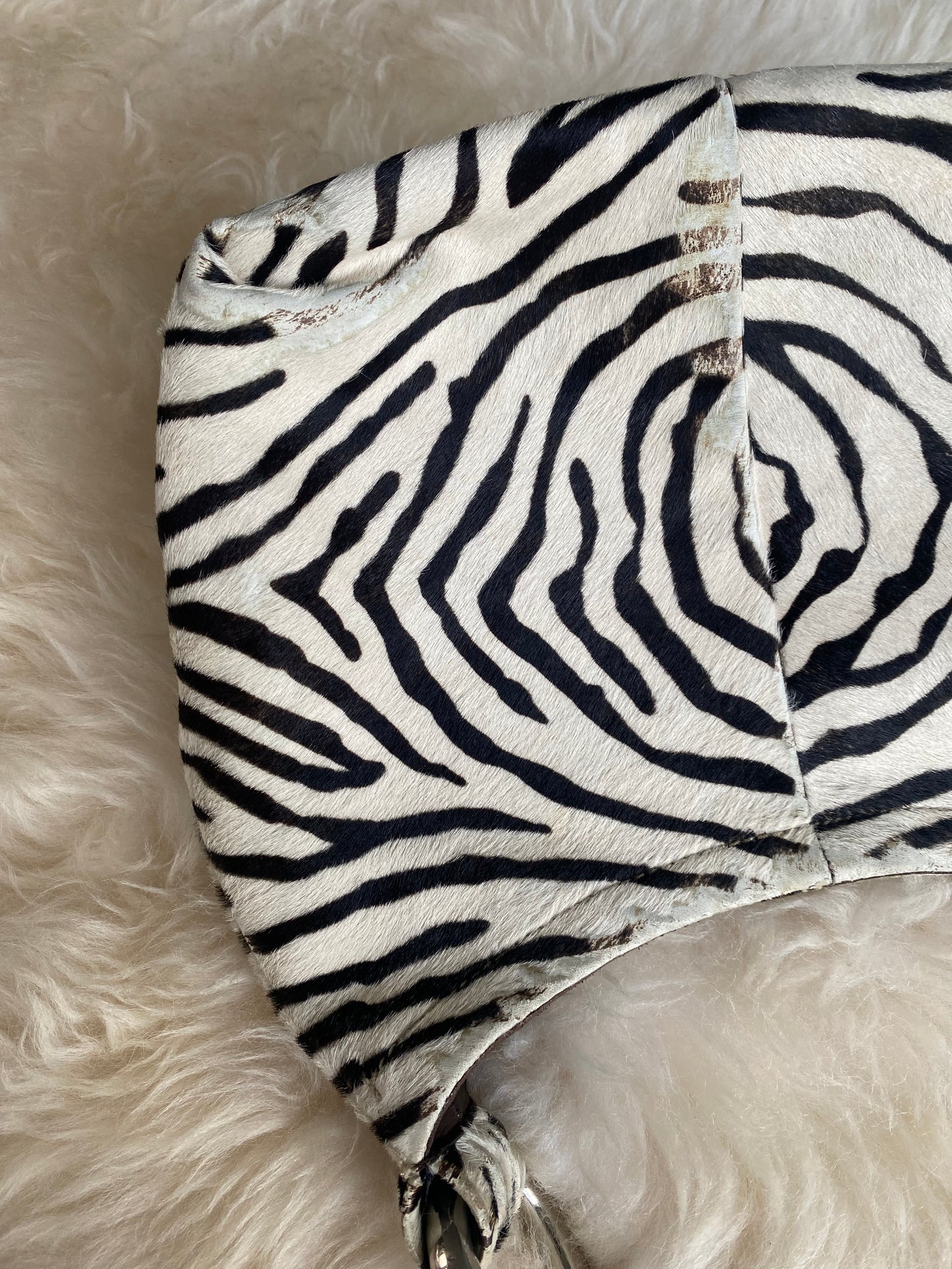 Prada Zebra Leather Bag