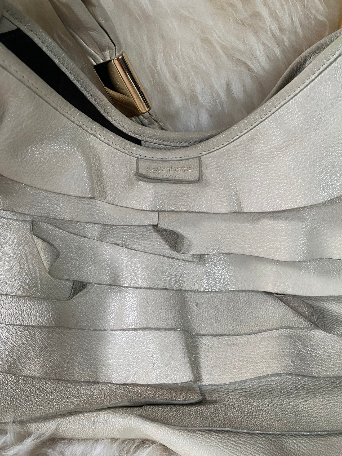 Yves Saint Laurent St. Tropez Bag White