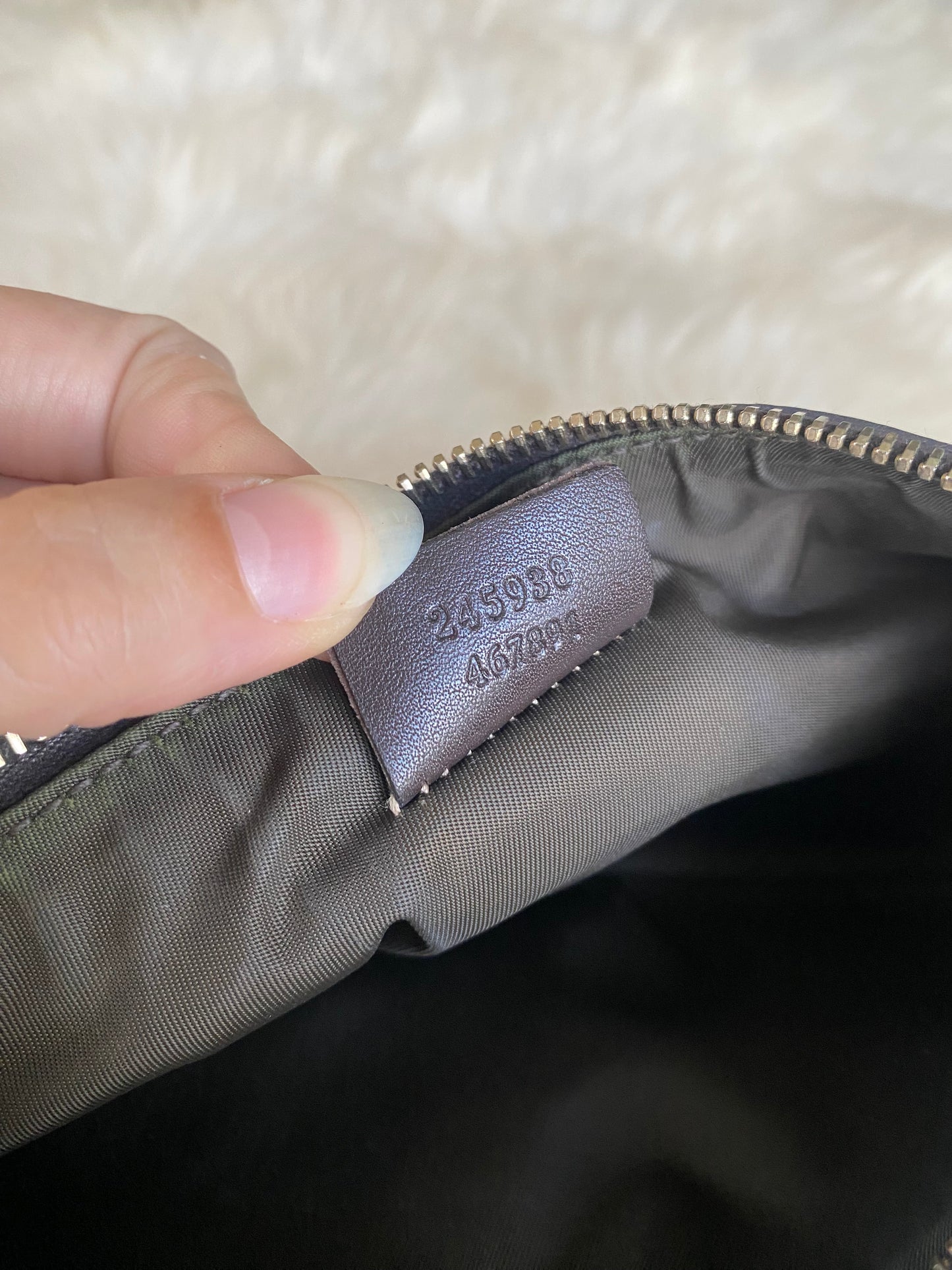 Gucci Monogram Canvas Mini Bag