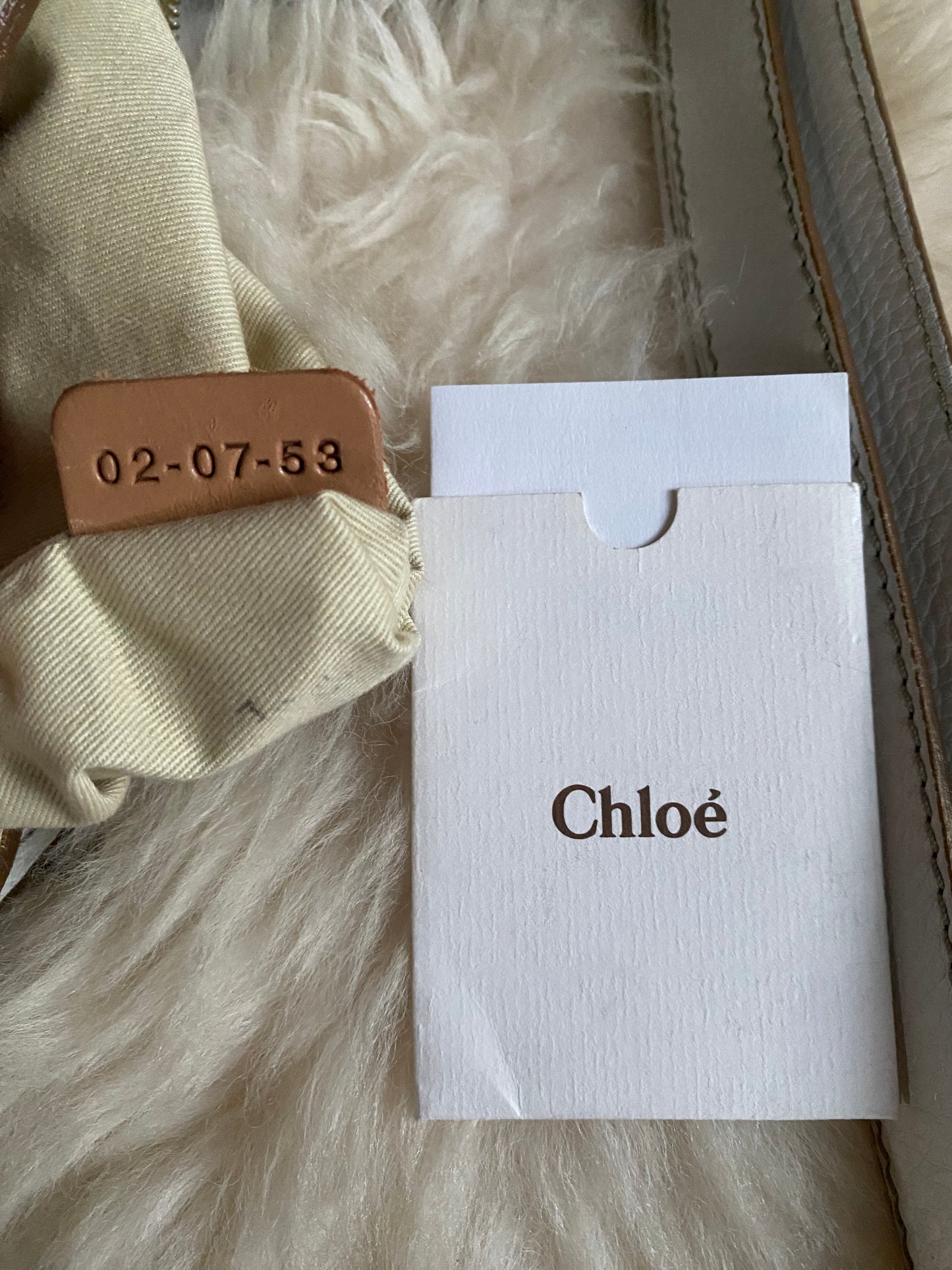 Chloe Paddington Shoulder (Crossbody) Bag White
