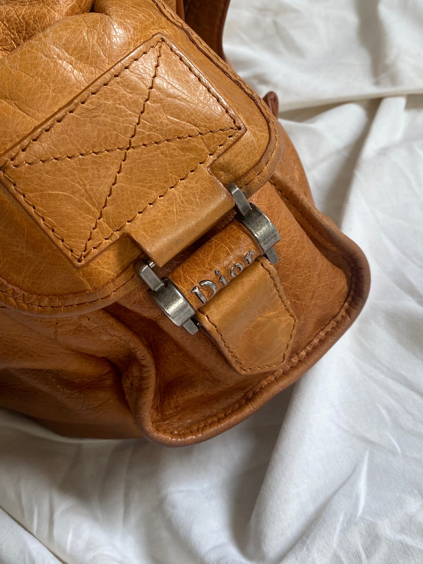 Dior Rebelle Shoulder Bag Brown (big size)