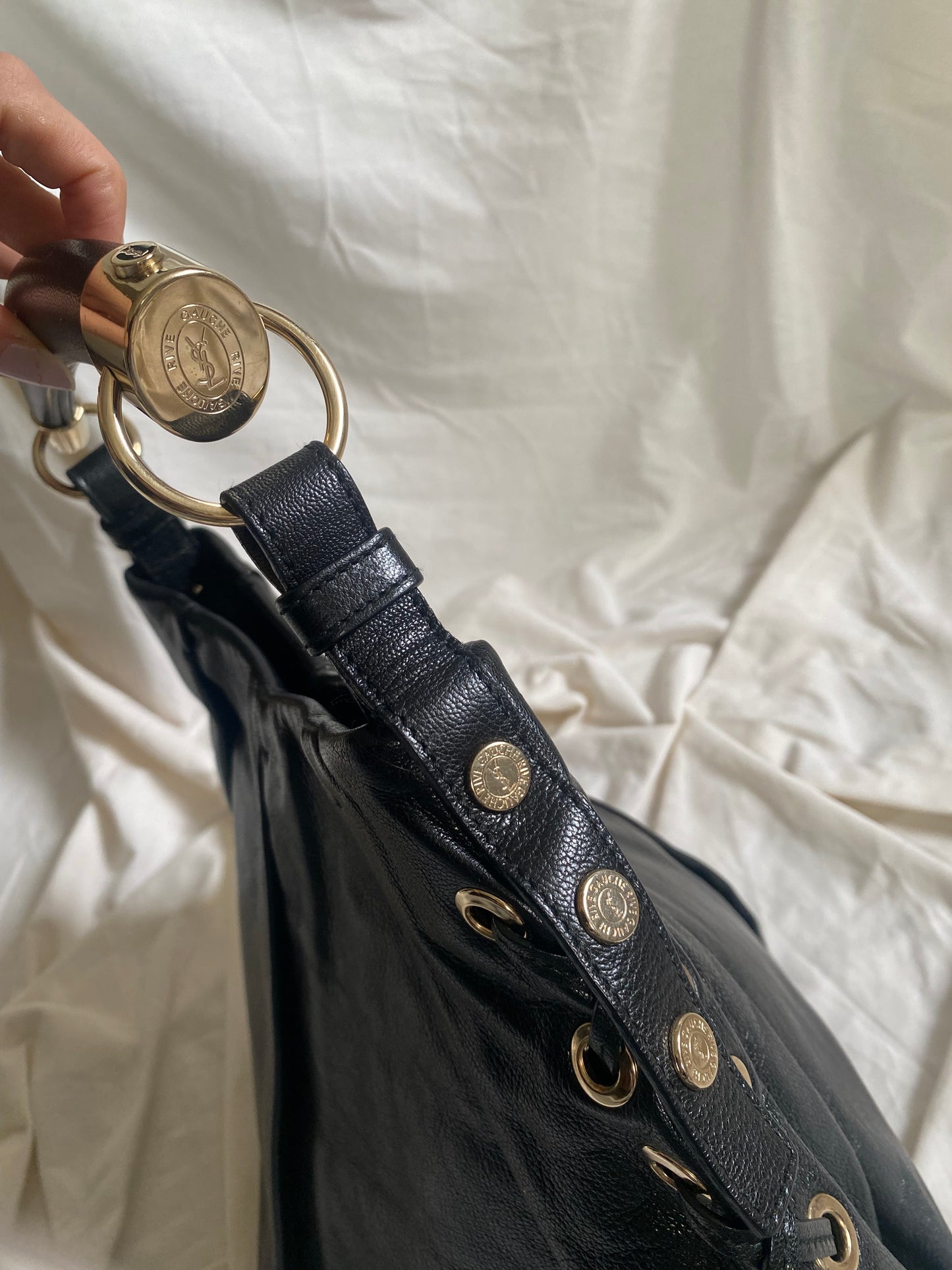 Yves Saint Laurent Rive Gauche Mombasa Bag Black