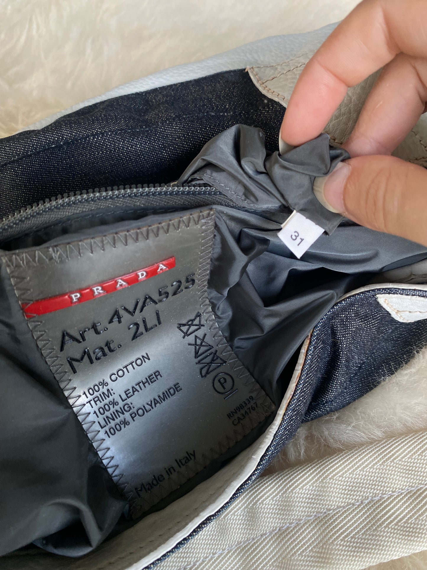 Prada Sport Denim Bag