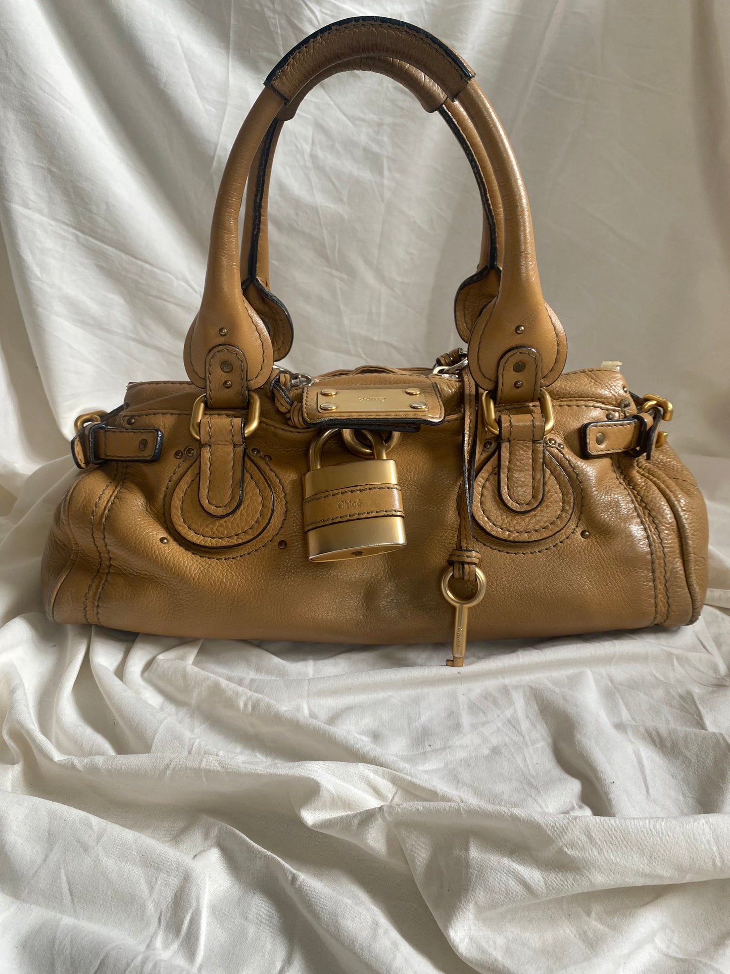 Chloé Paddington Shoulder Bag Camel (medium, big size)