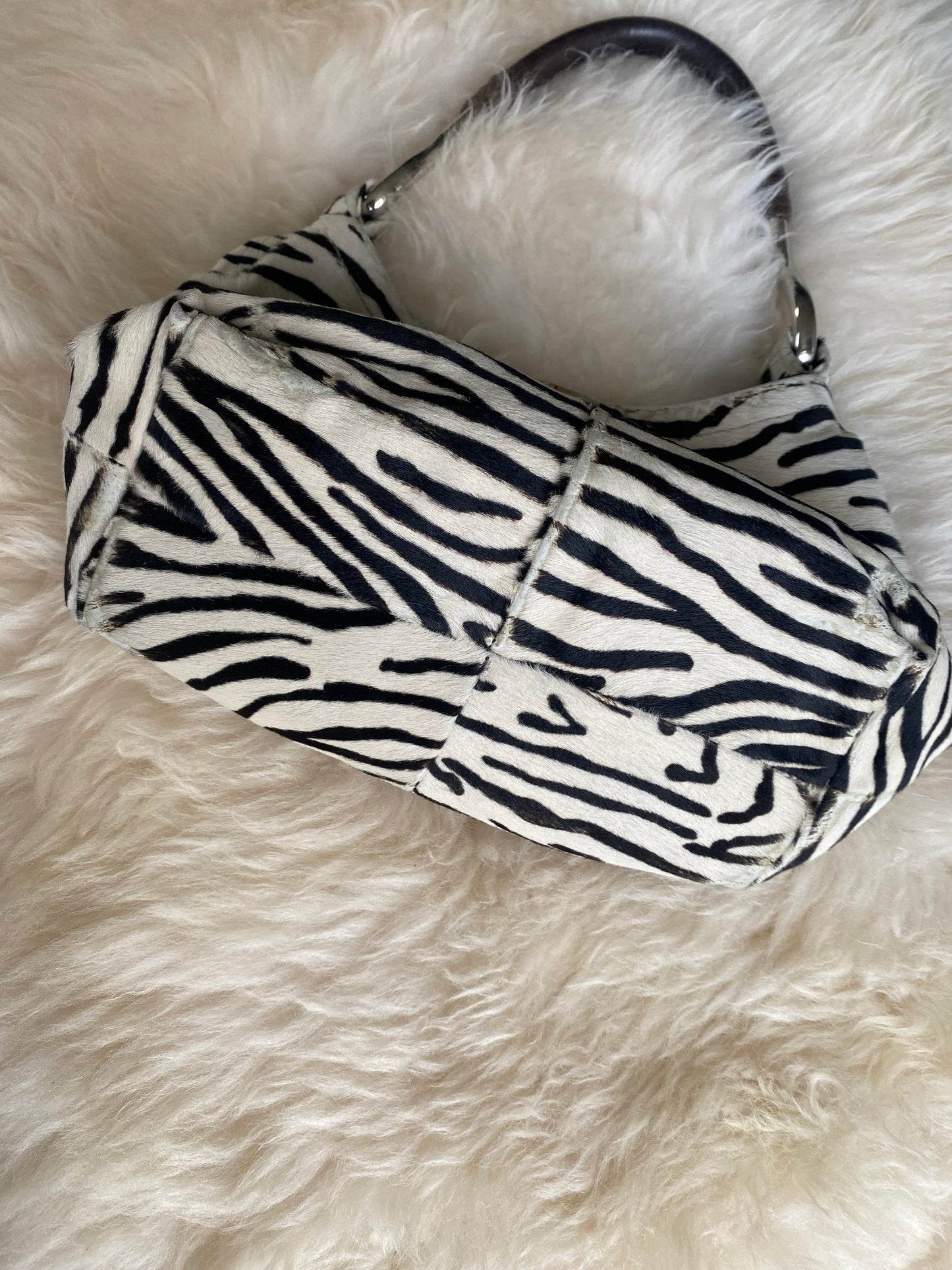 Prada Zebra Leather Bag