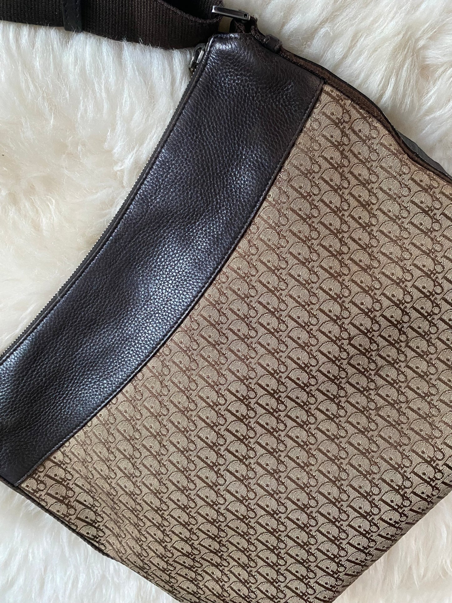 Dior Oblique Diorissimo (Crossbody) Shoulder Bag Brown