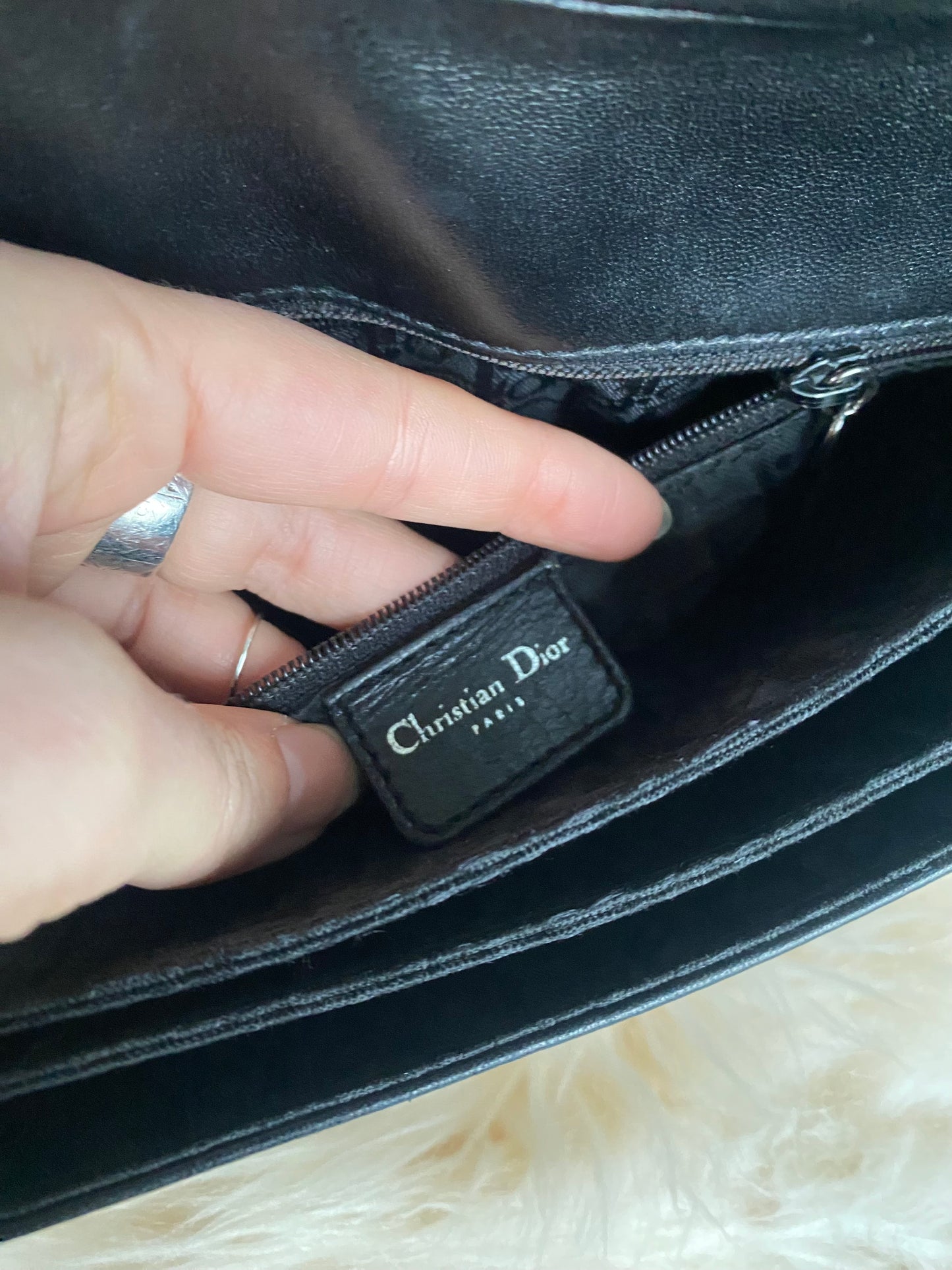 Dior Admit It Black Corset Schoulderbag Black