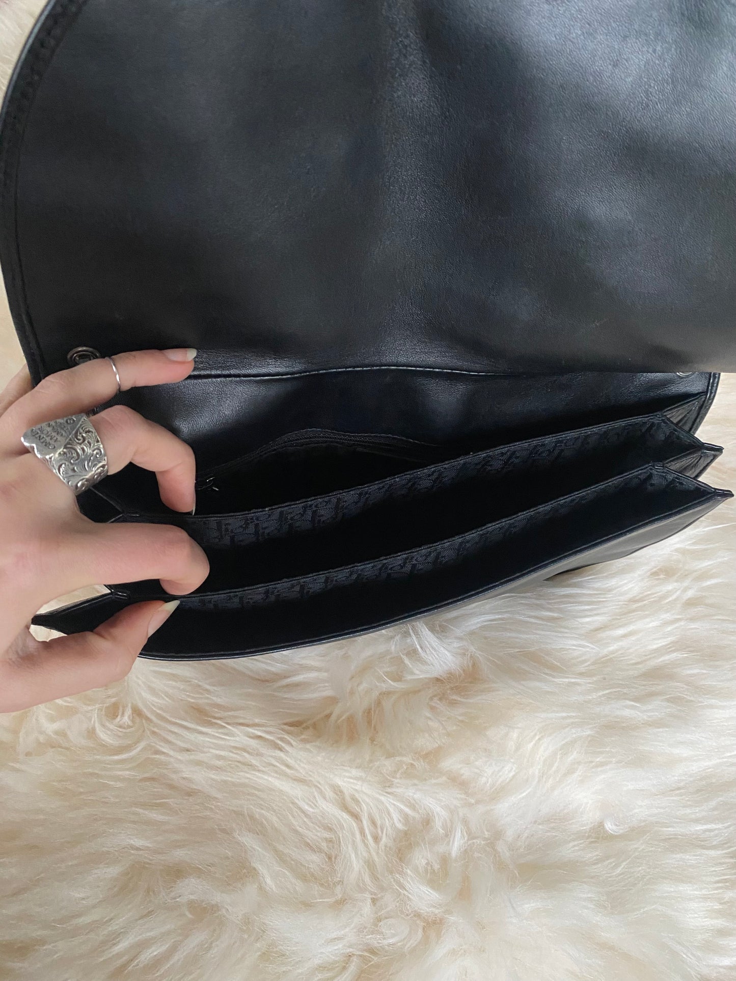Dior Admit It Black Corset Schoulderbag Black