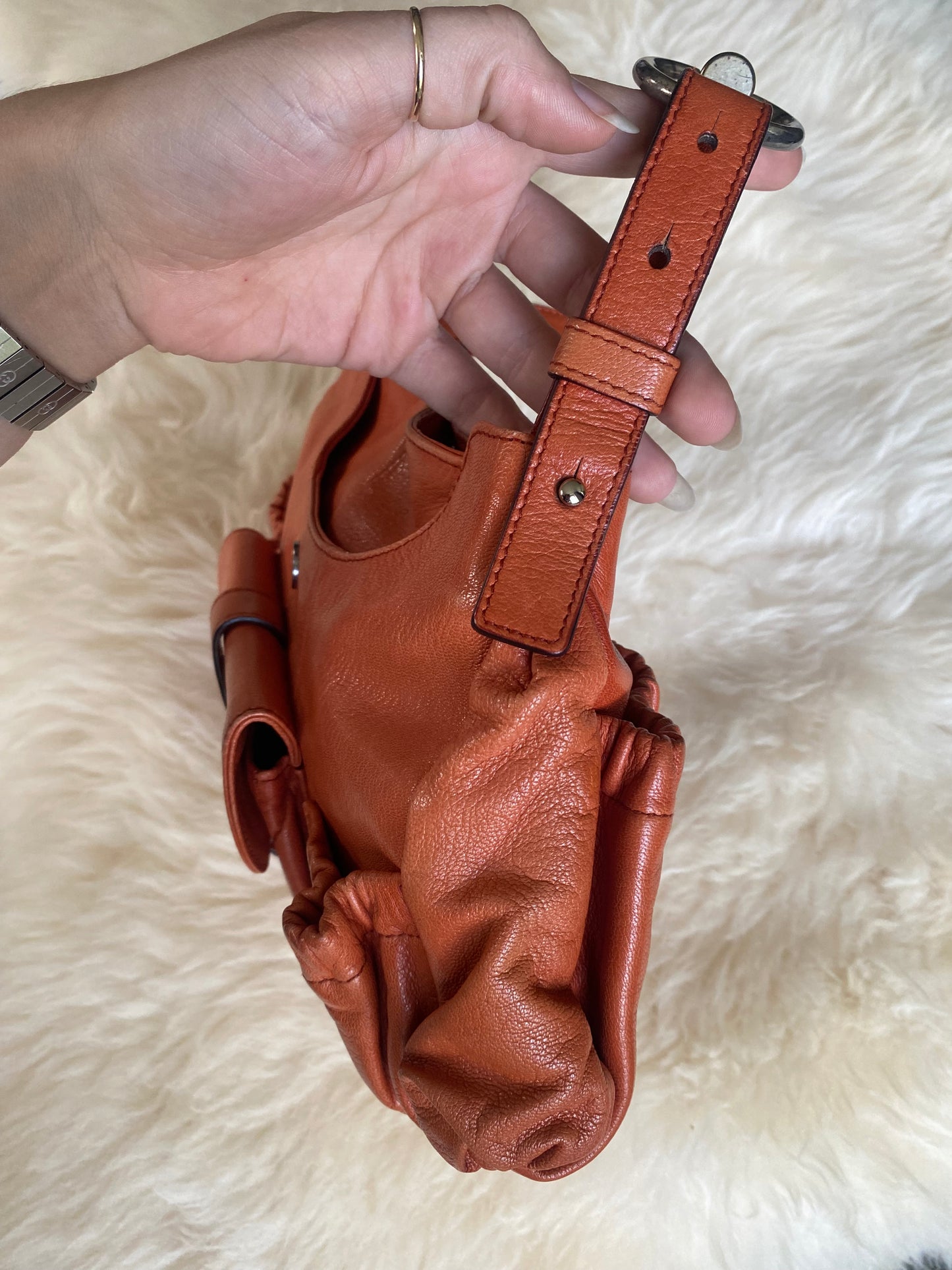 Yves Saint Laurent Mombasa Bag Orange