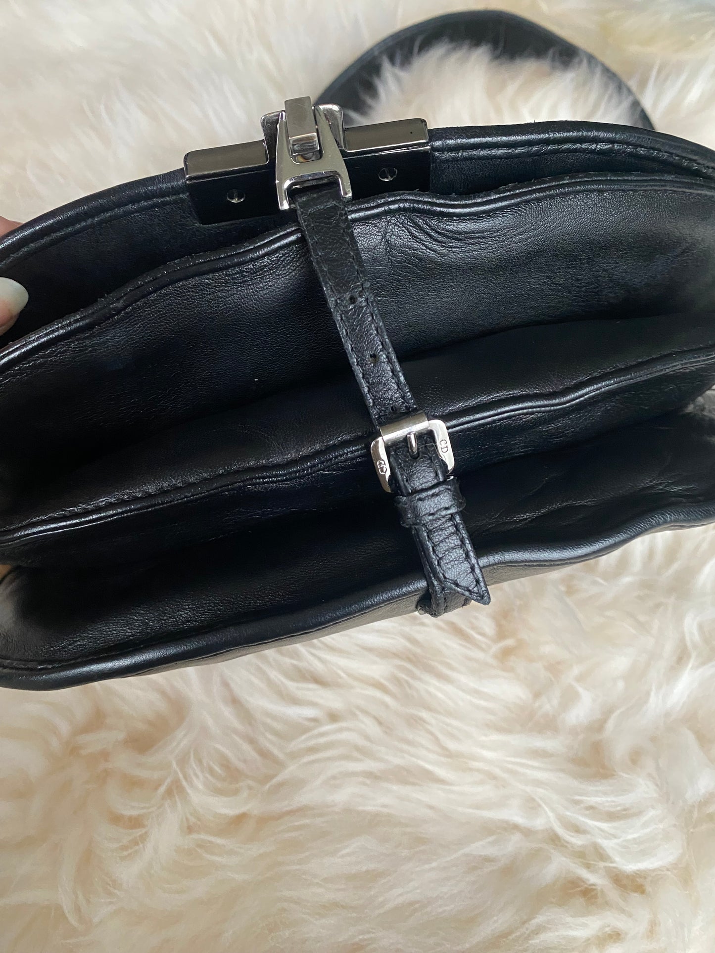 Dior Admit It Black Corset Schoulderbag Black