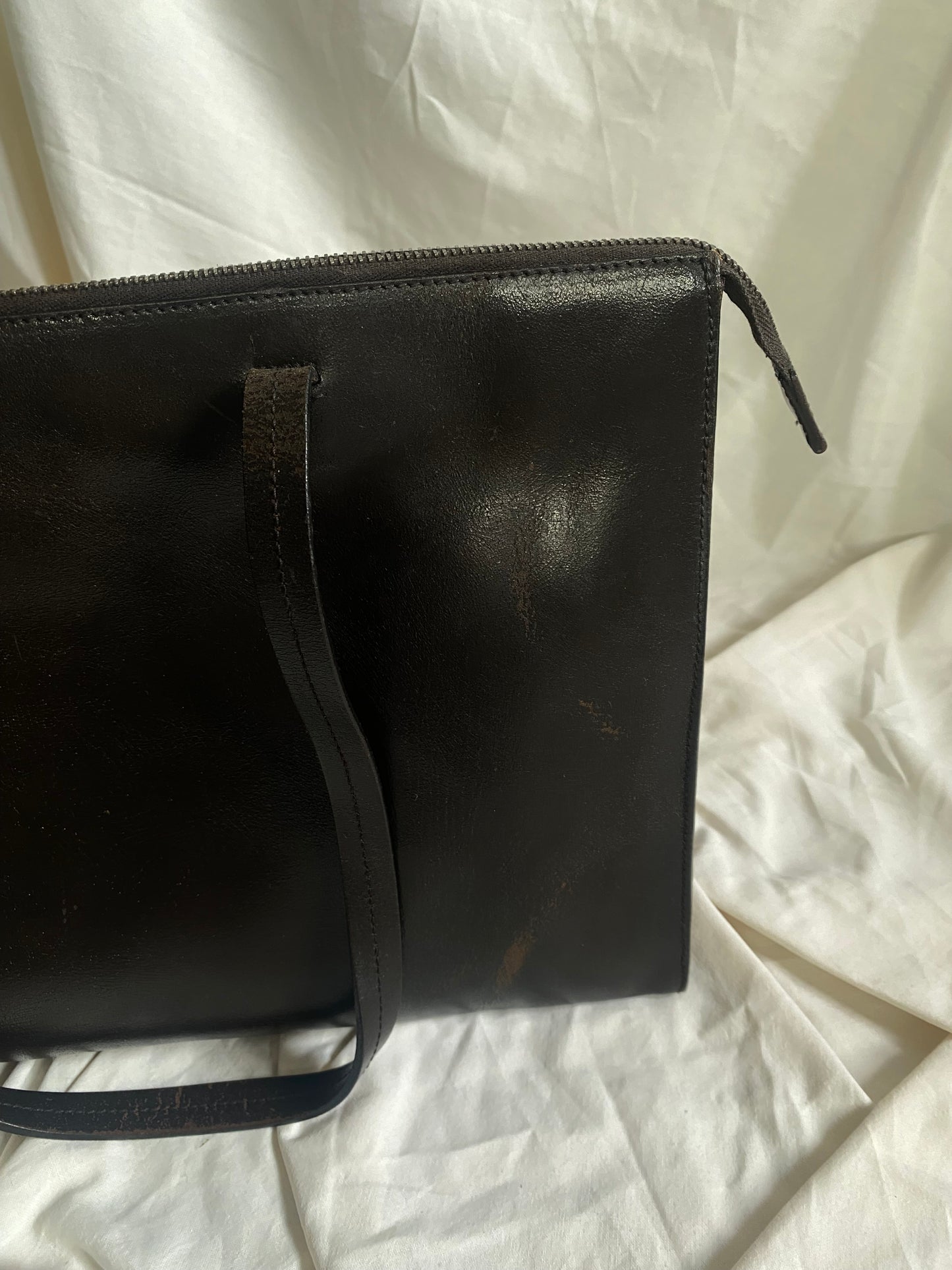 Miu Miu 90s Minimalistic Shoulder Bag Dark Brown