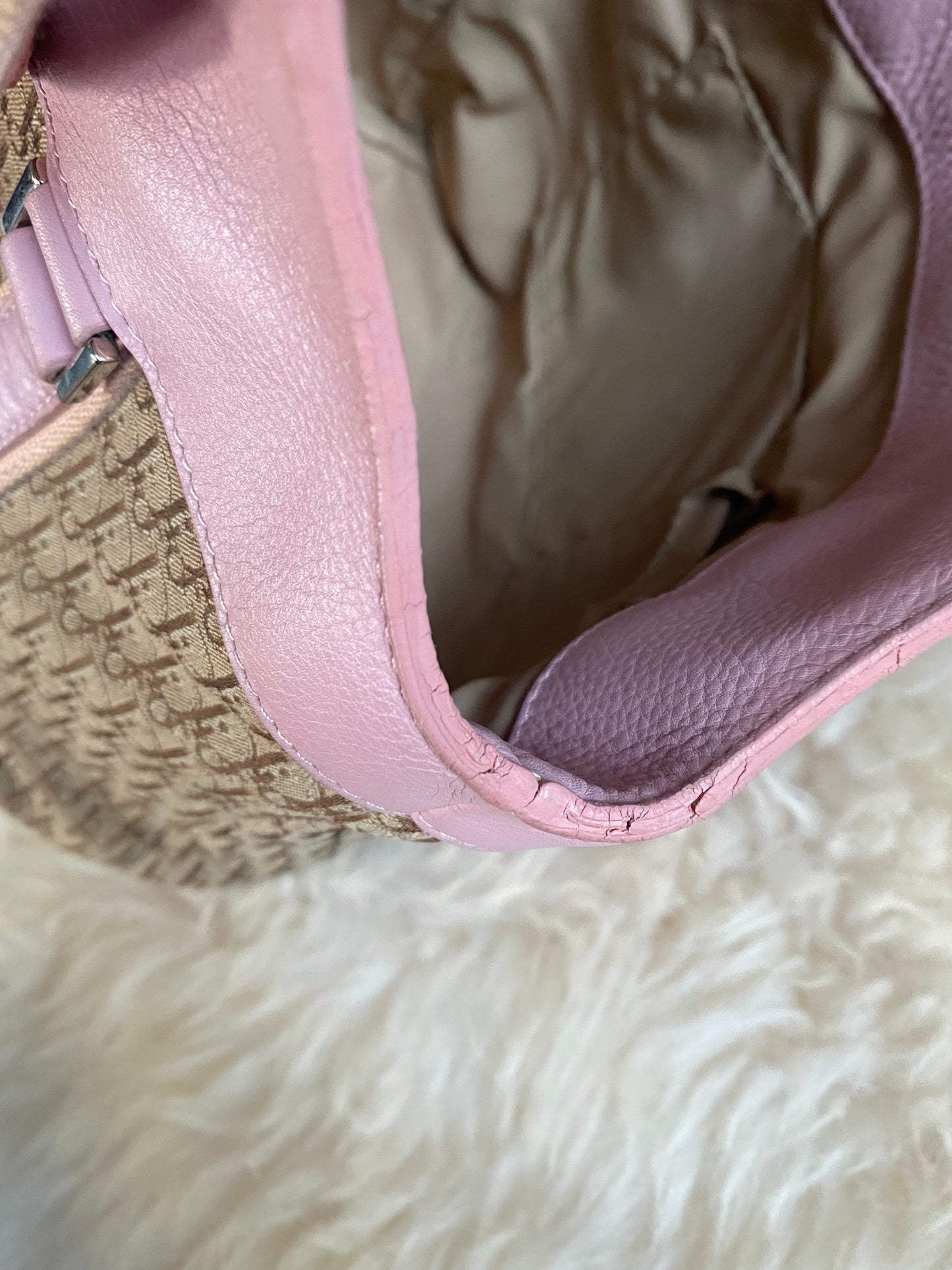 Dior Trotter Diorissimo Tote Bag Pink
