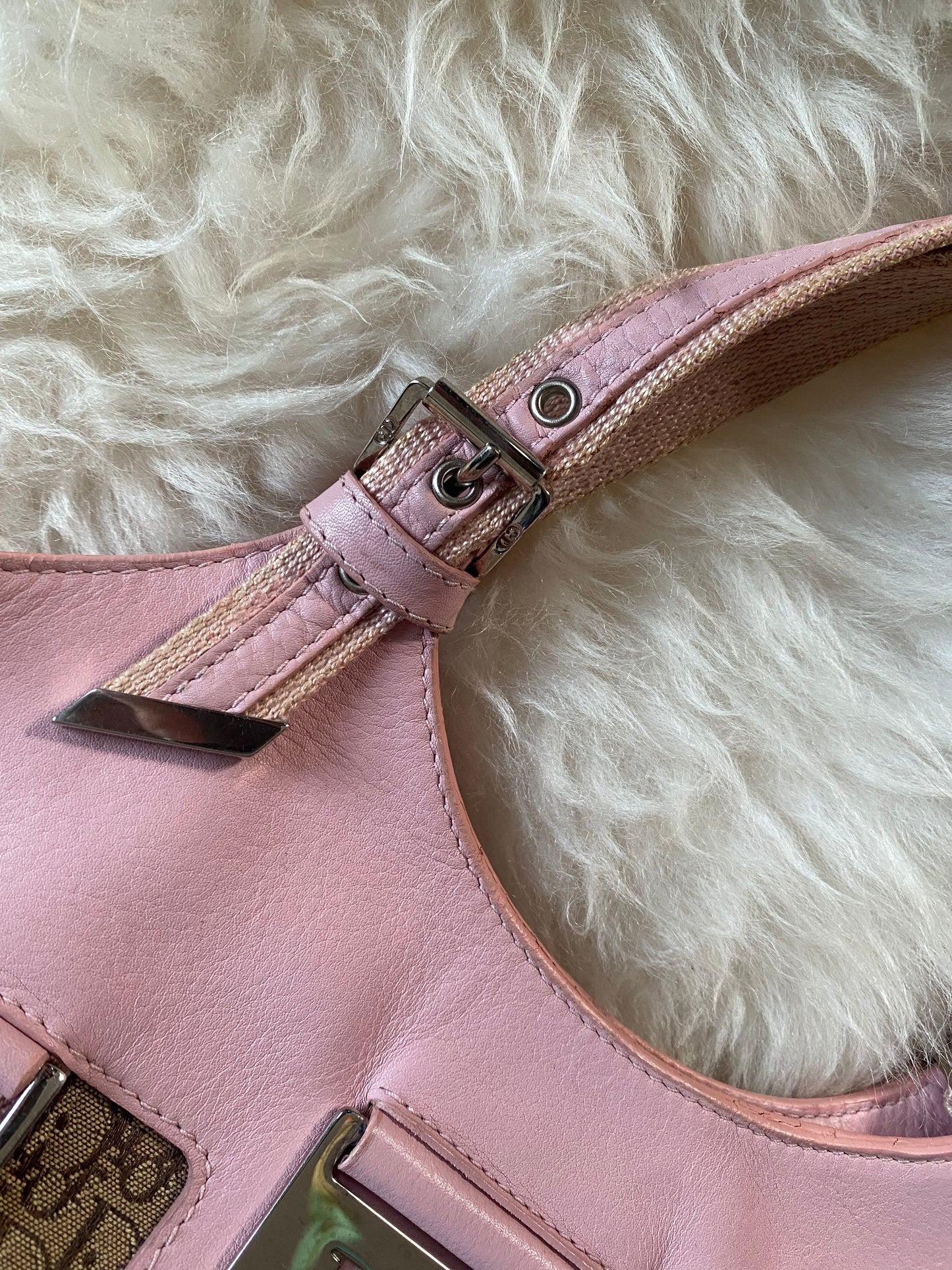 Dior Trotter Diorissimo Tote Bag Pink