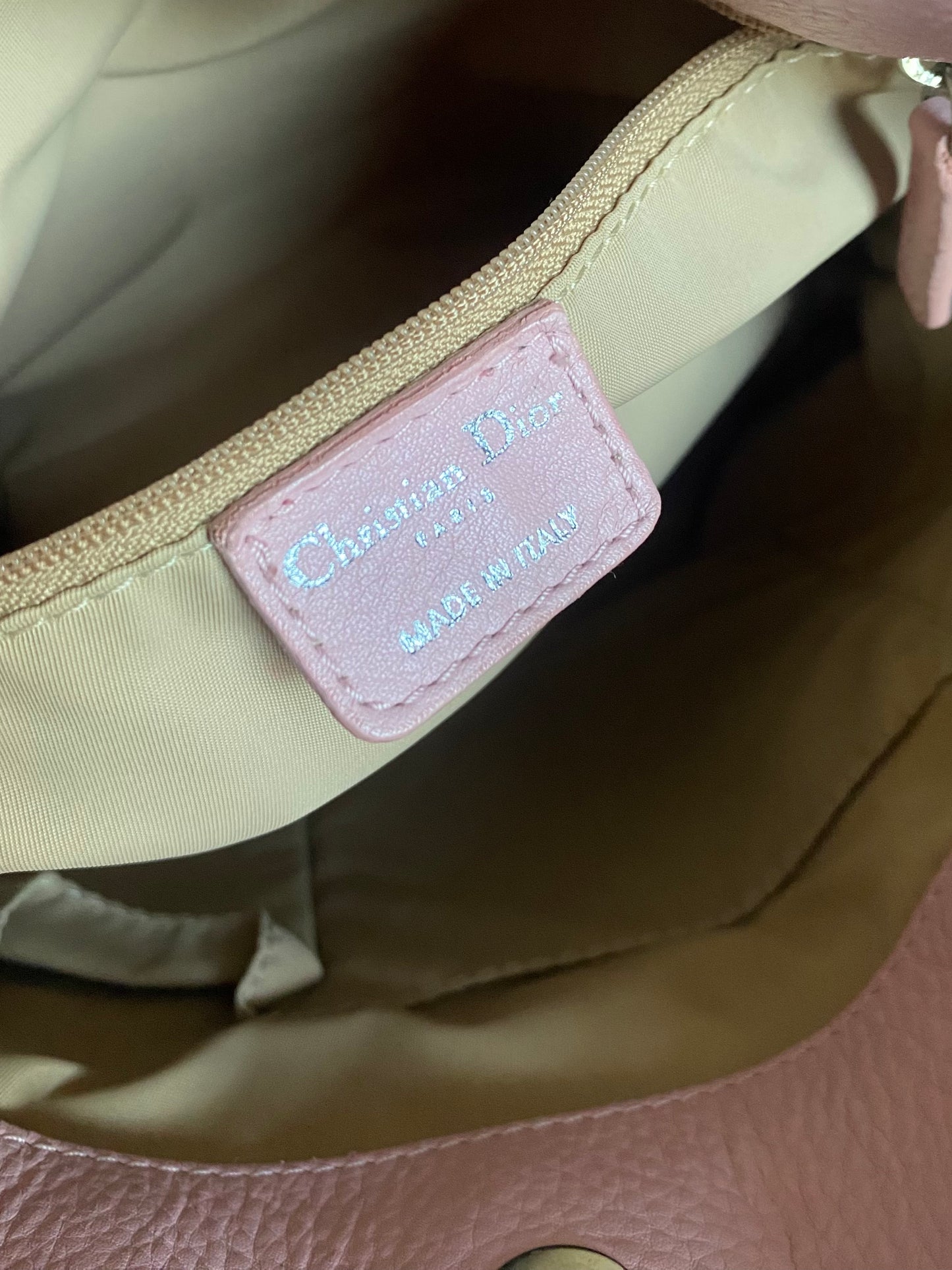 Dior Trotter Diorissimo Tote Bag Pink