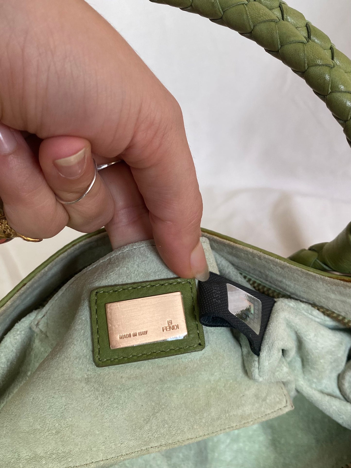 Fendi Radio Shoulder Bag Green 2010