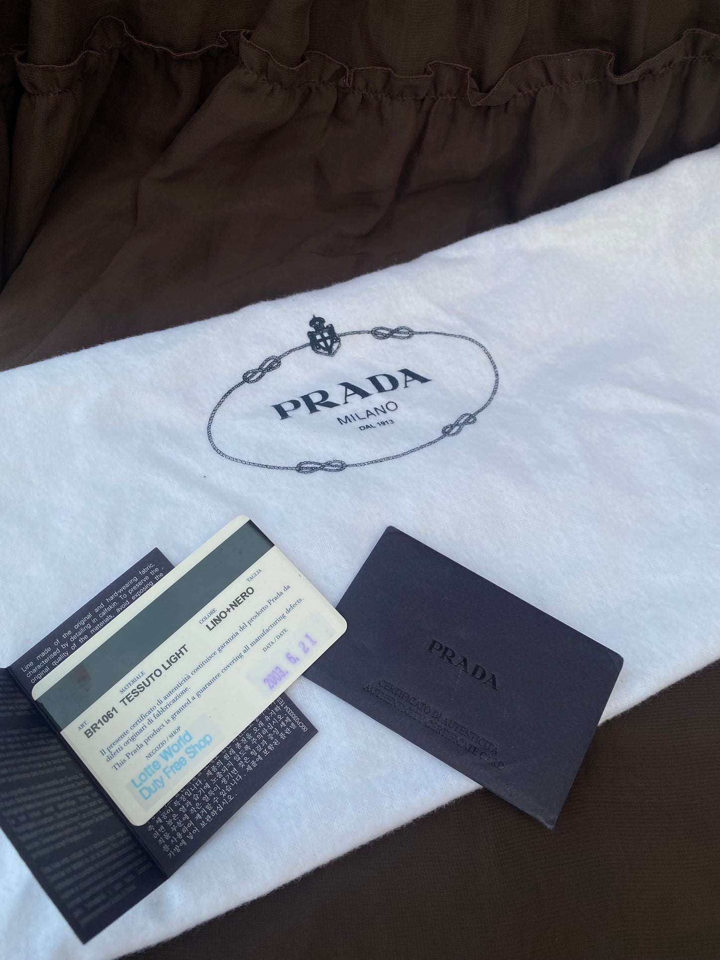 Vintage Prada Tessuto Mini Bag Buckle Shoulderstrap Detail Creme 2003