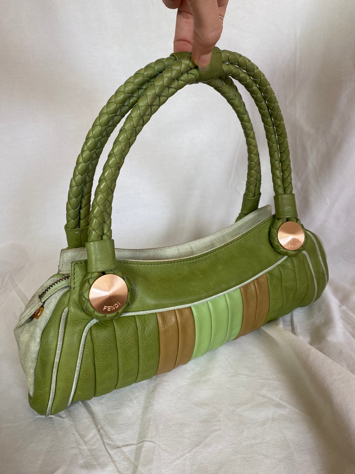 Fendi Radio Shoulder Bag Green 2010