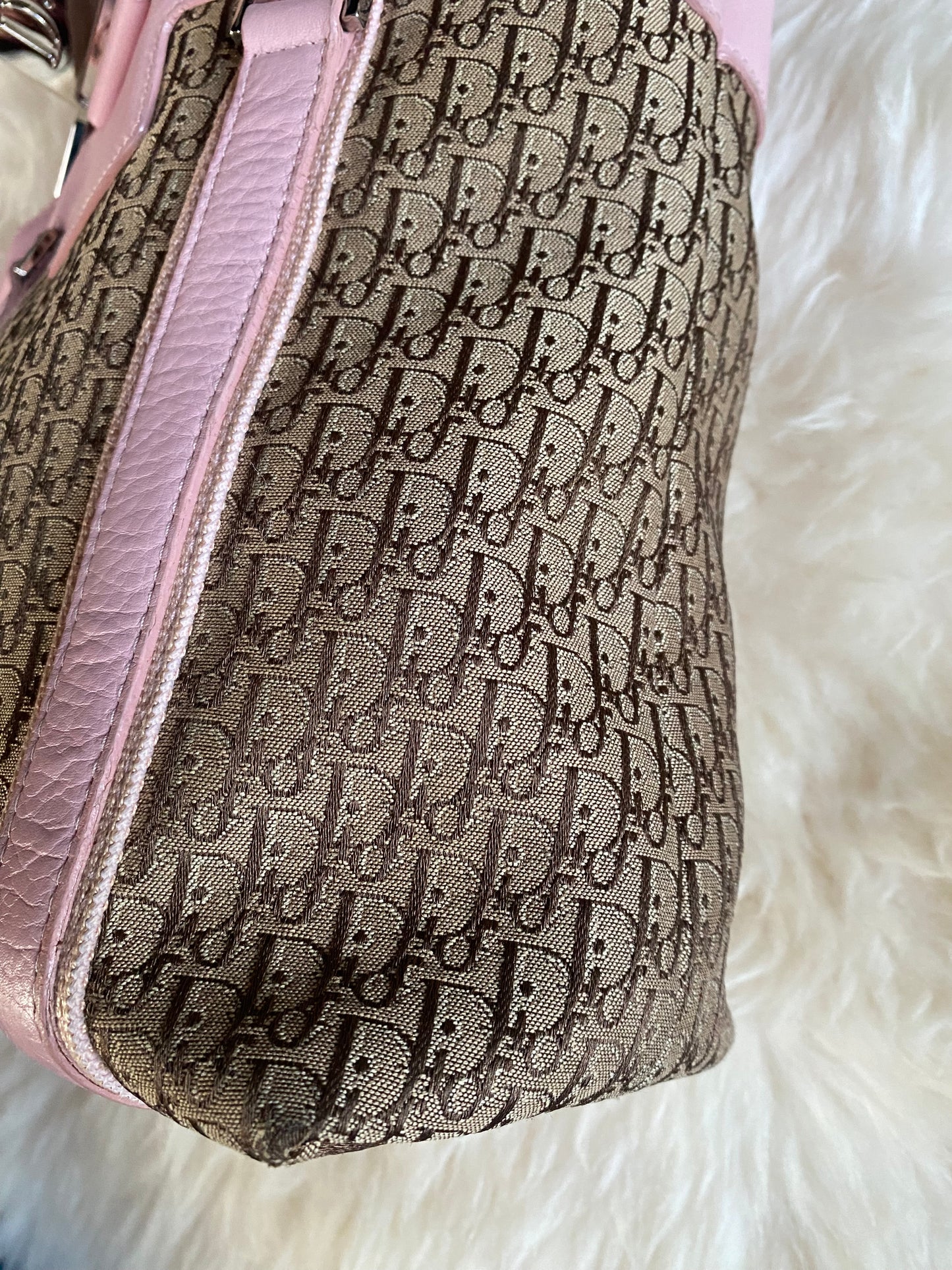 Dior Trotter Diorissimo Tote Bag Pink